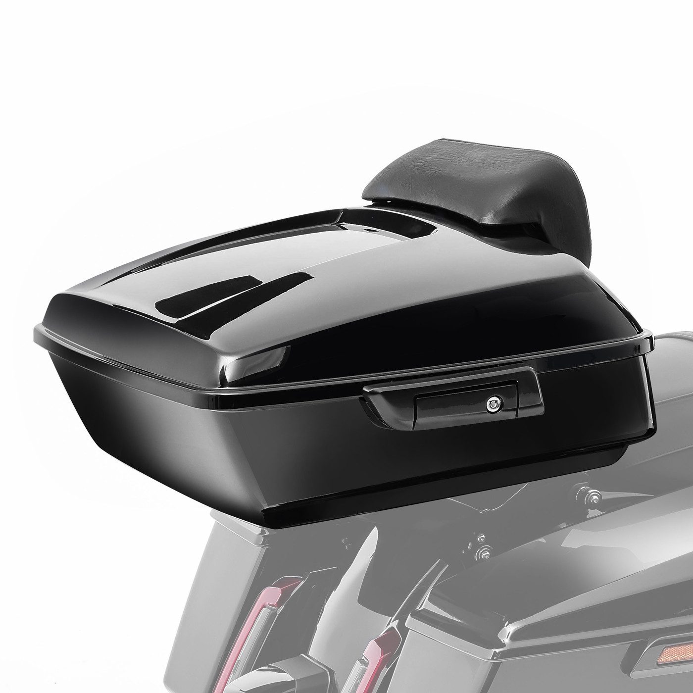 Craftride Topcase Topcase Chopped für Harley Davidson Street Glide 14-22 schwarz CH4