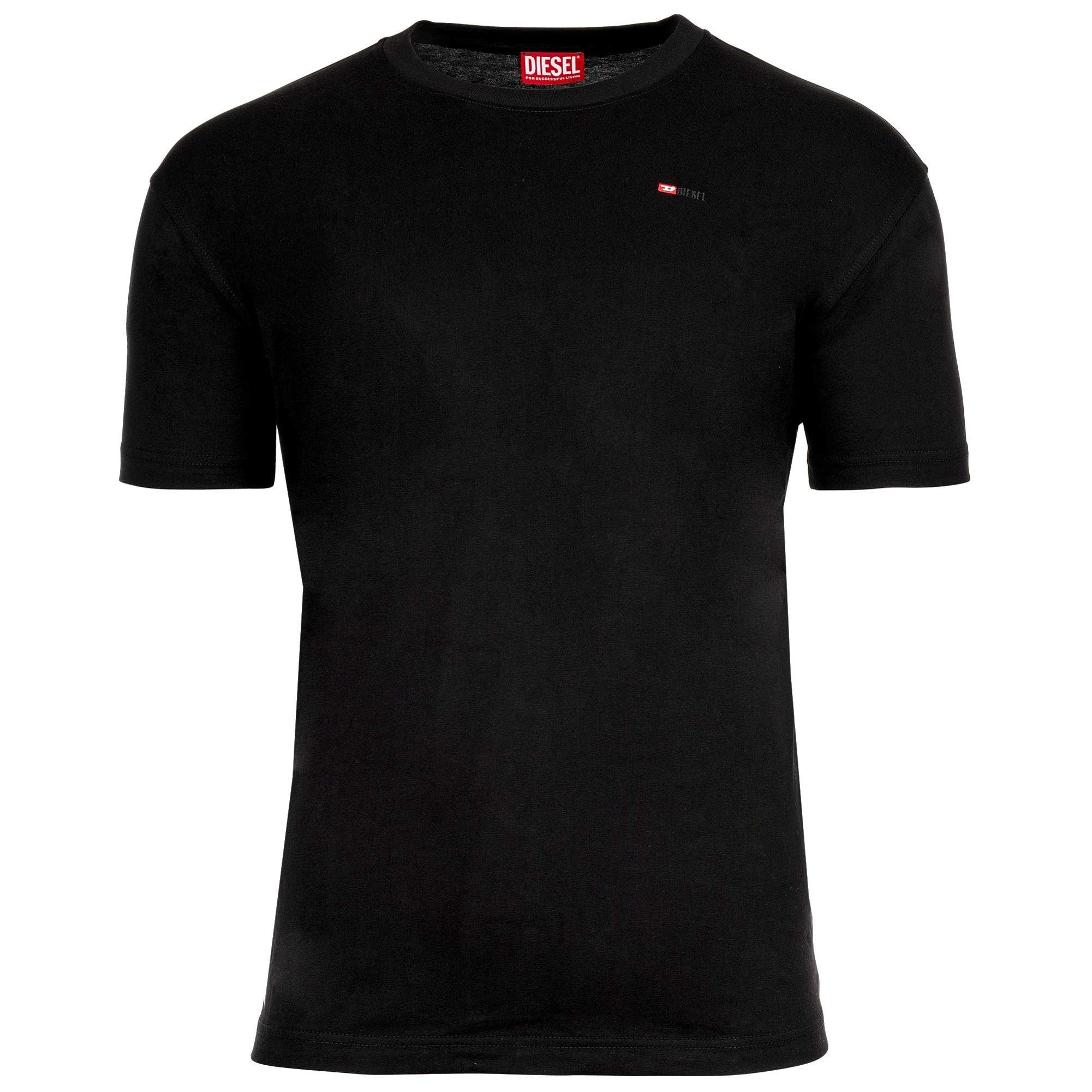 Diesel T-Shirt Herren T-Shirt 1er Pack Baumwolle T-NORM-MICRODIV (Packung, 1er Pack)