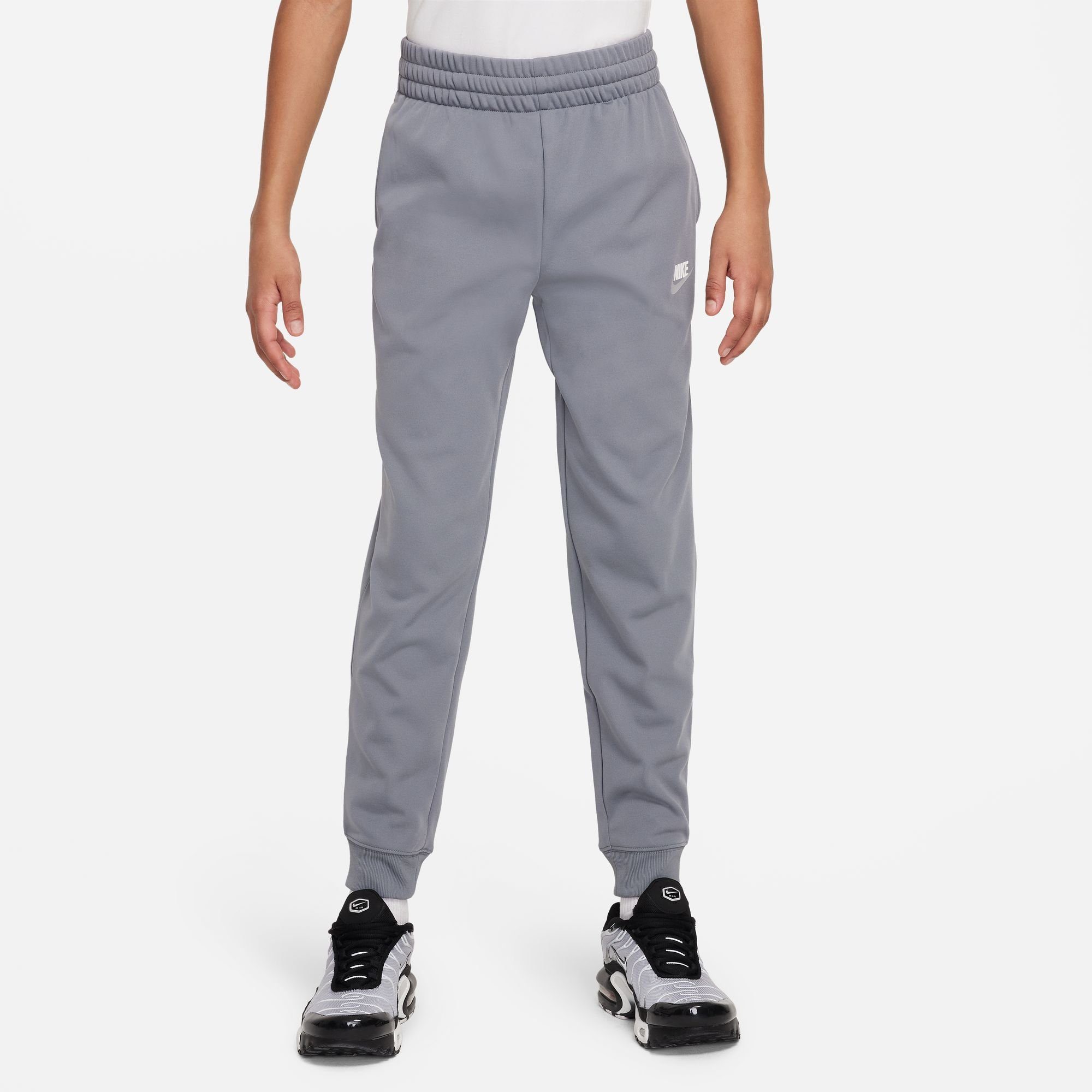 Nike Sportswear SMOKE KIDS' BIG Trainingsanzug GREY/WHITE/WHITE TRACKSUIT