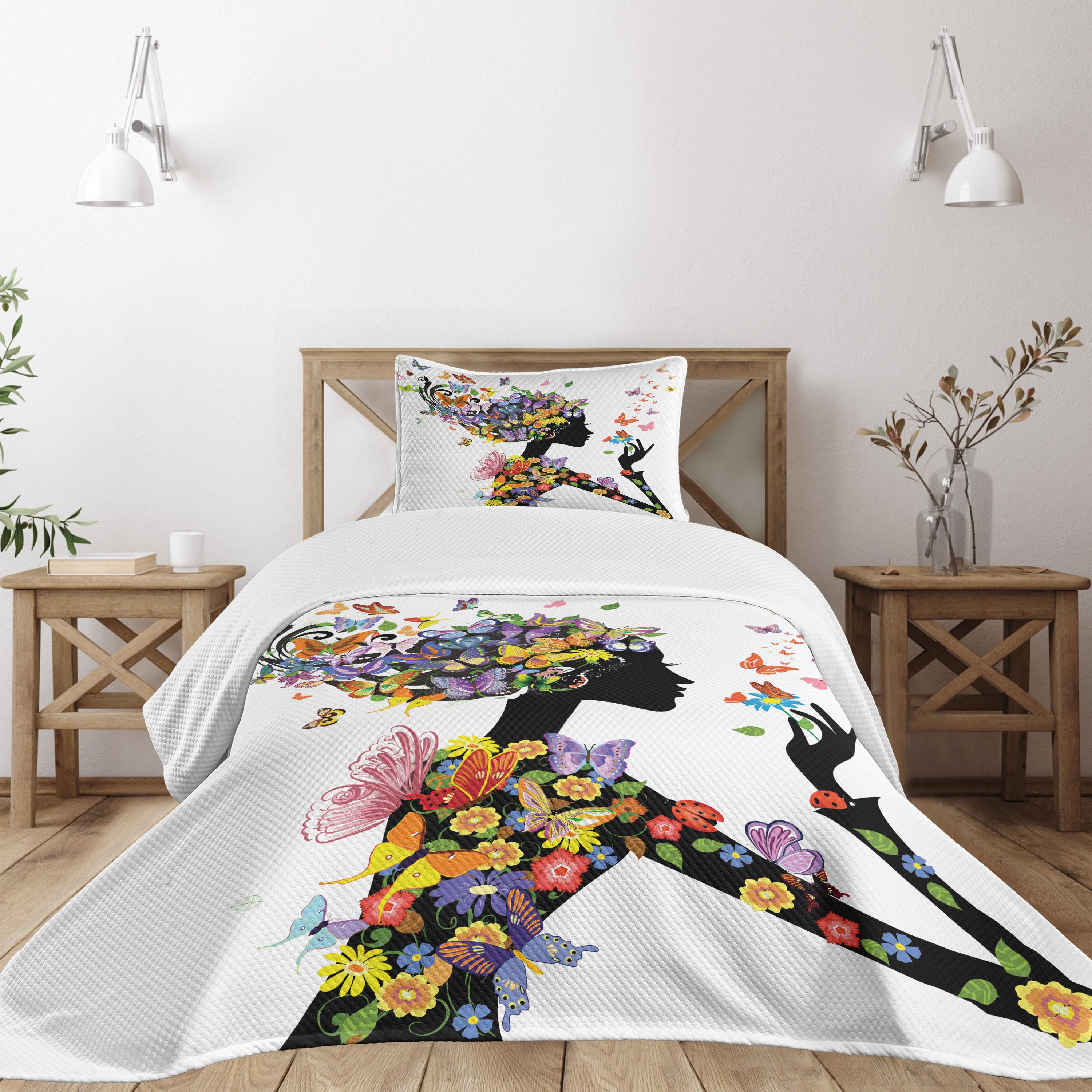 Abakuhaus Tagesdecke Set mit Kissenbezügen Waschbar, günstig online kaufen