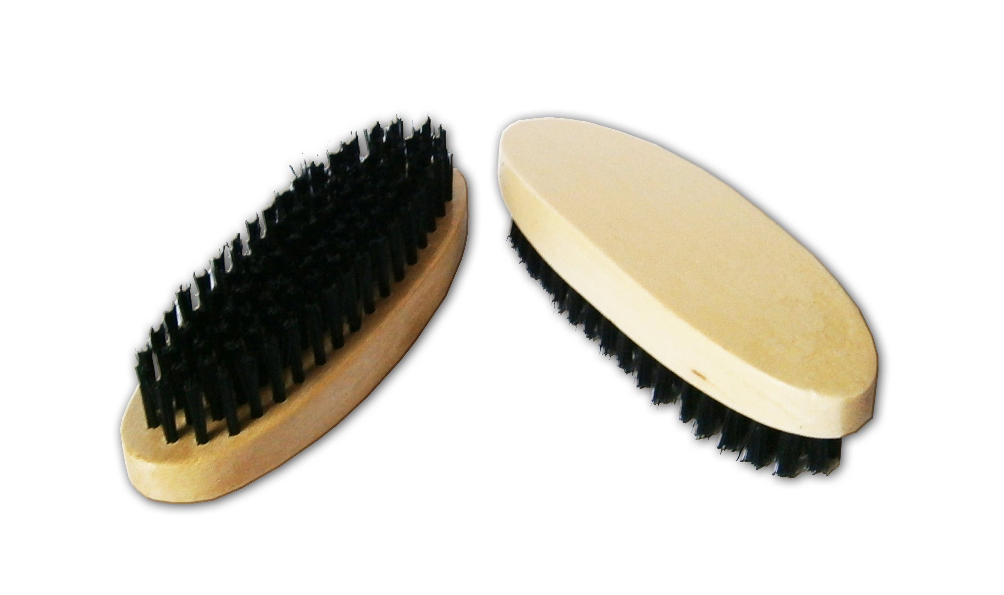 Reinigungsbürsten-Set 2x SCHUHBÜRSTE 12,5cm Schuhputzbürste Schuhbürsten Schuhcremebürste