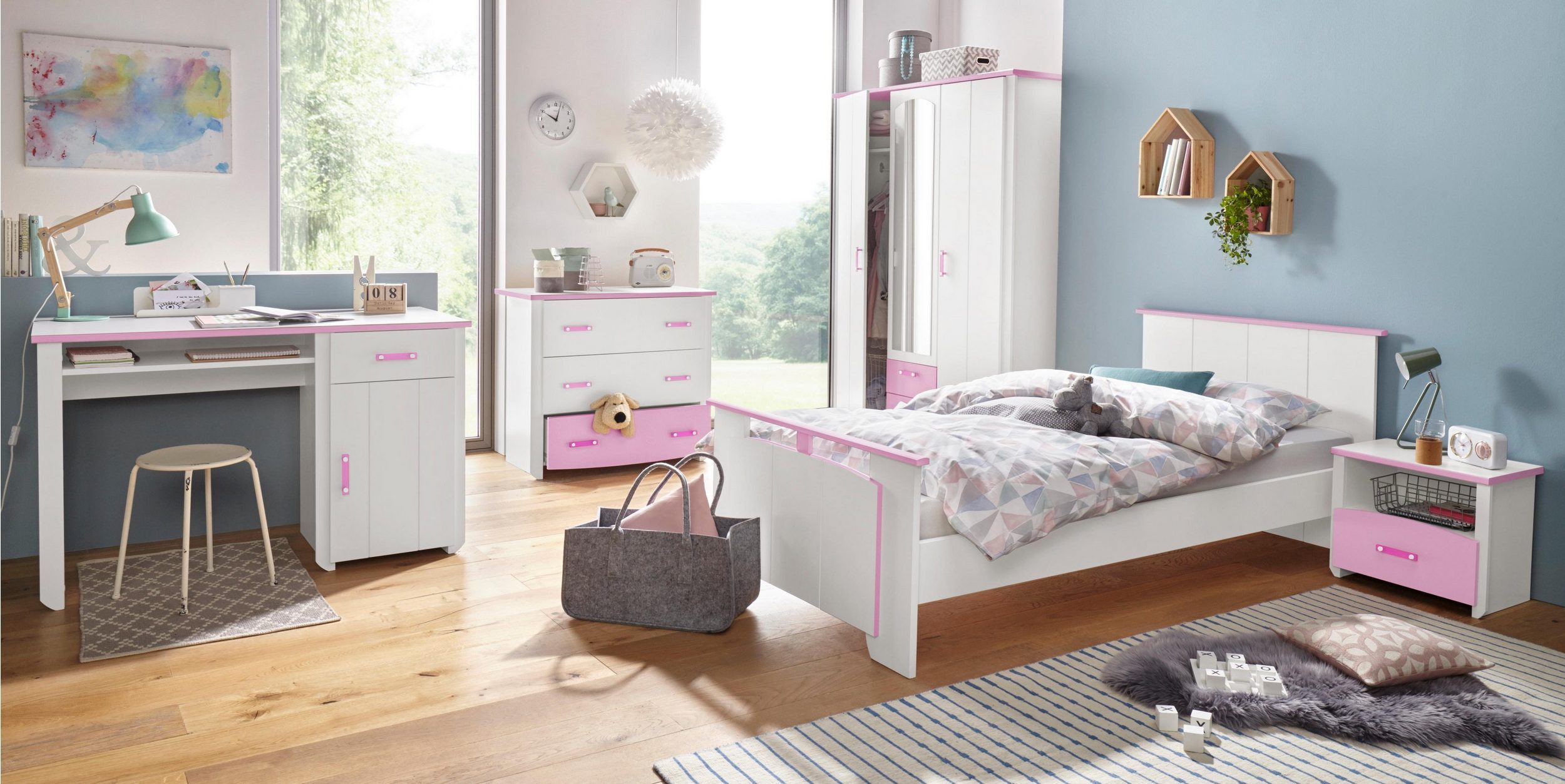 Parisot Jugendzimmer-Set Sunny, (Mädchen Kinderzimmer Komplett-Set, günstig online kaufen
