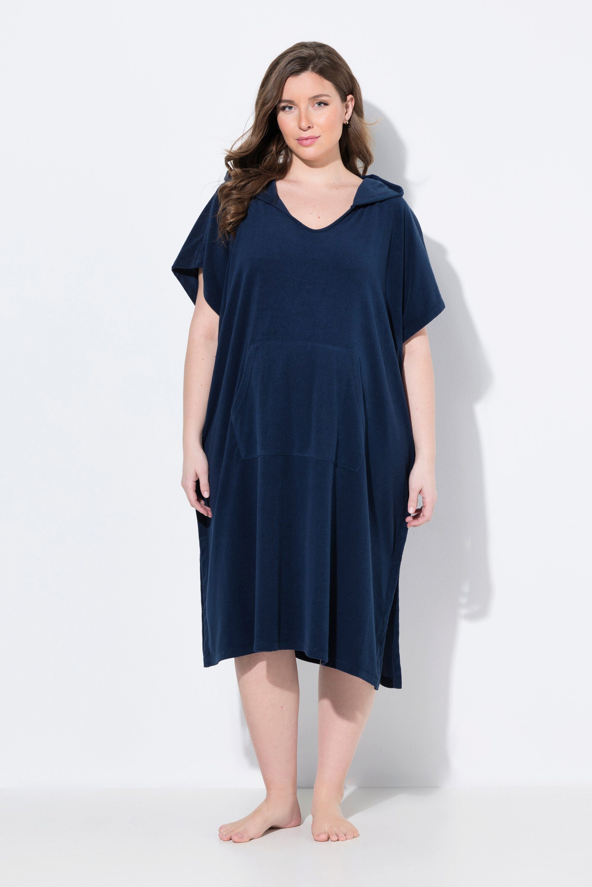 Ulla Popken Poncho Bellieva Frottee-Poncho oversized günstig online kaufen