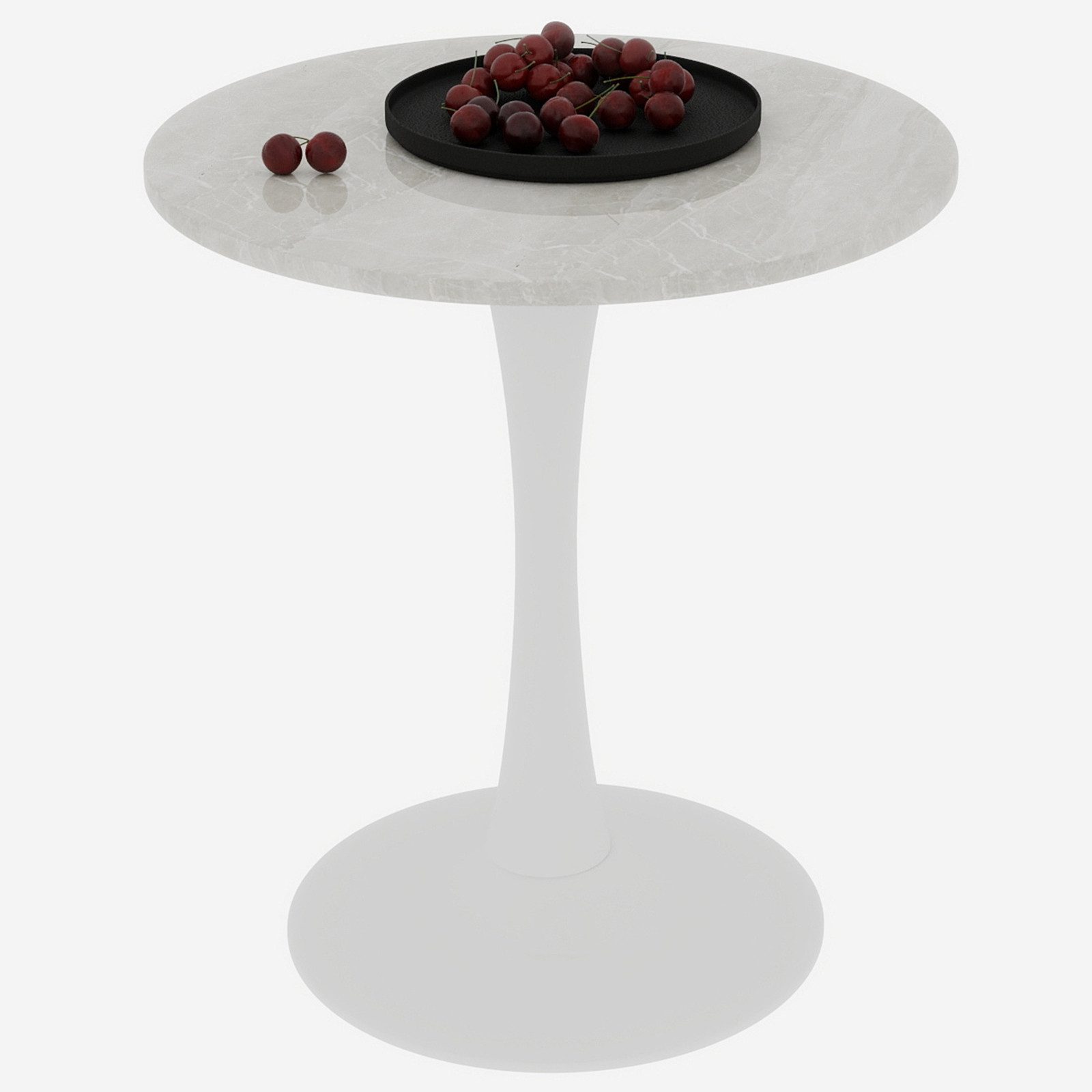 MODFU Schreibtisch Couchtisch (im Mid-Century-Modern-Stil, geeignet als Esstisch für 2–4 Personen., 1-St., 70×72cm)