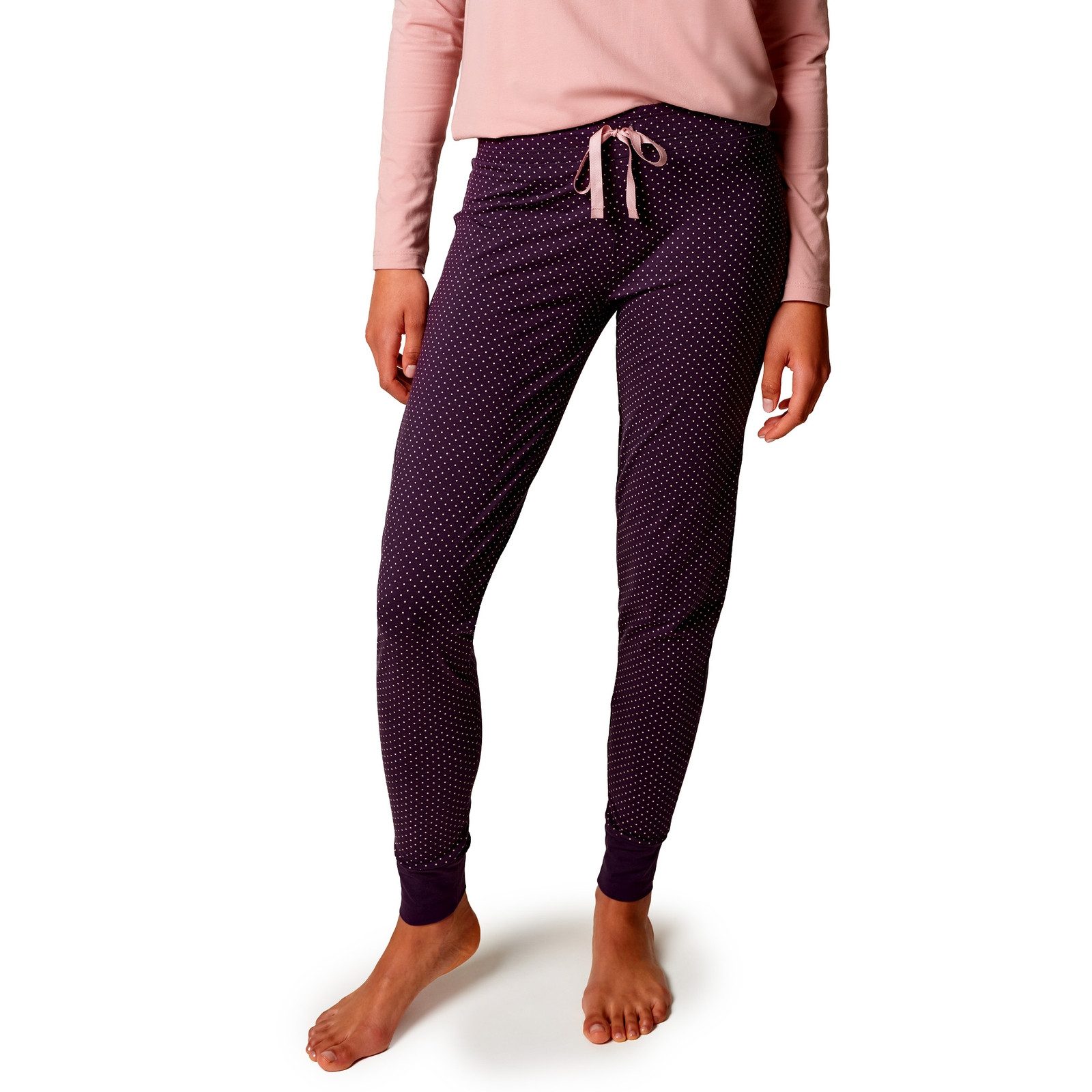 Skiny Pyjamahose Night In Mix & Match Logo-Patch am rechten Hosenbund günstig online kaufen