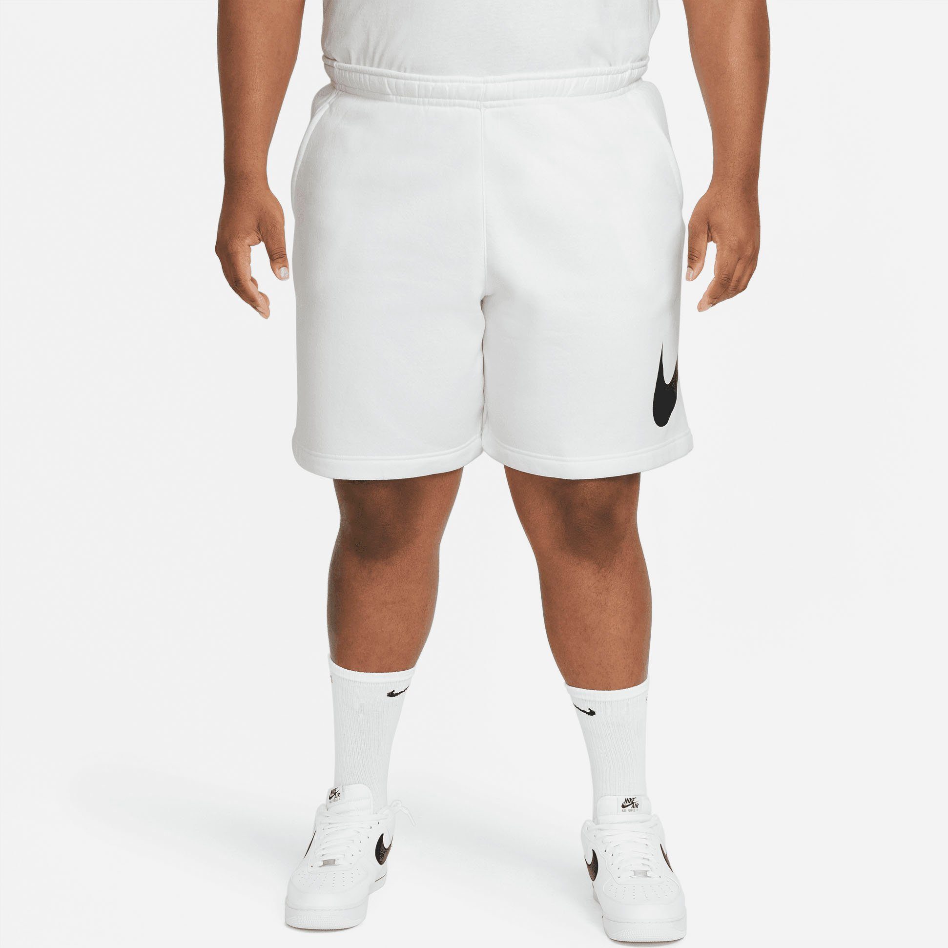 Nike Shorts Sportswear CLUB SHORTS GRAPHIC MEN'S weiß