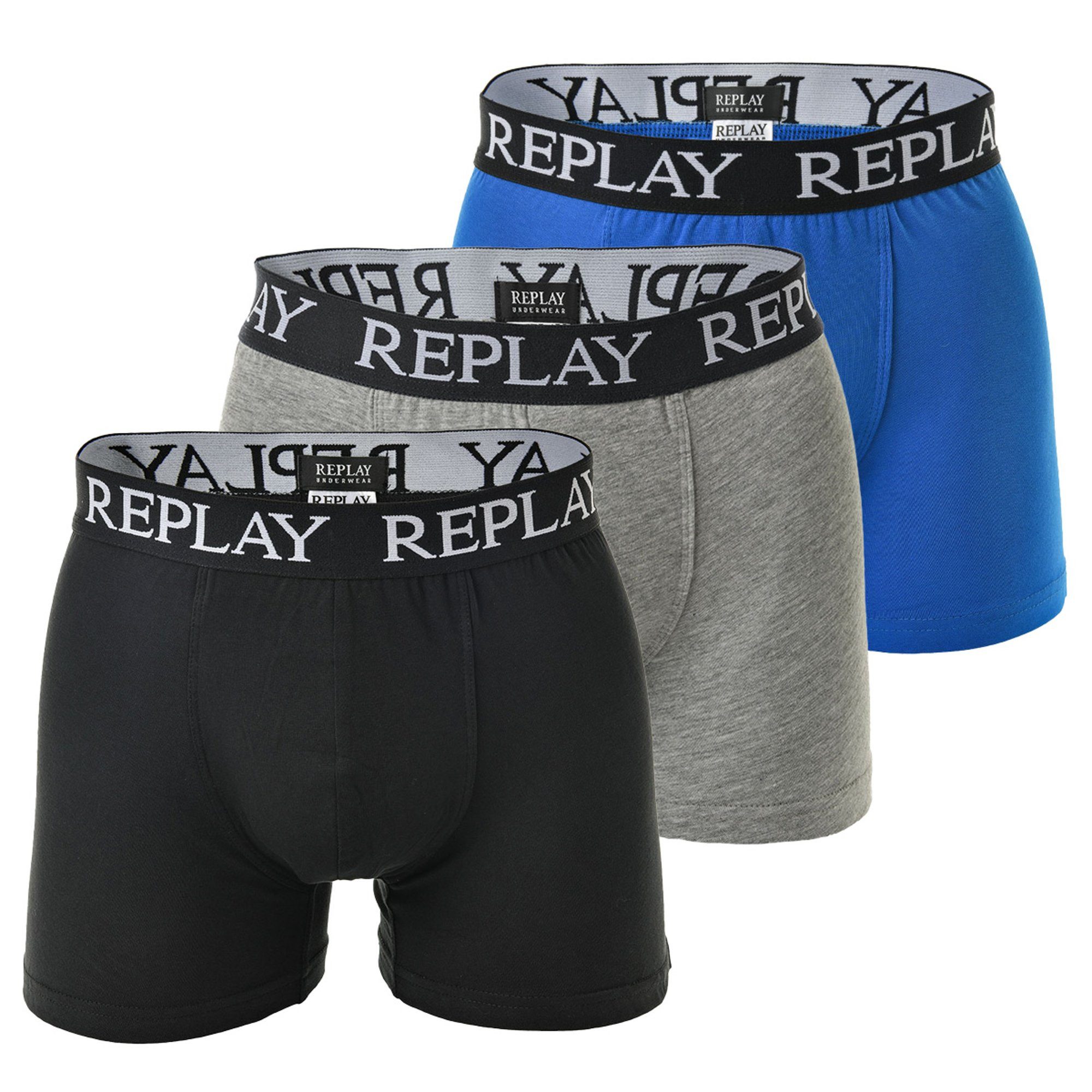 Boxer Herren Boxershort 3er Pack Baumwollmischung