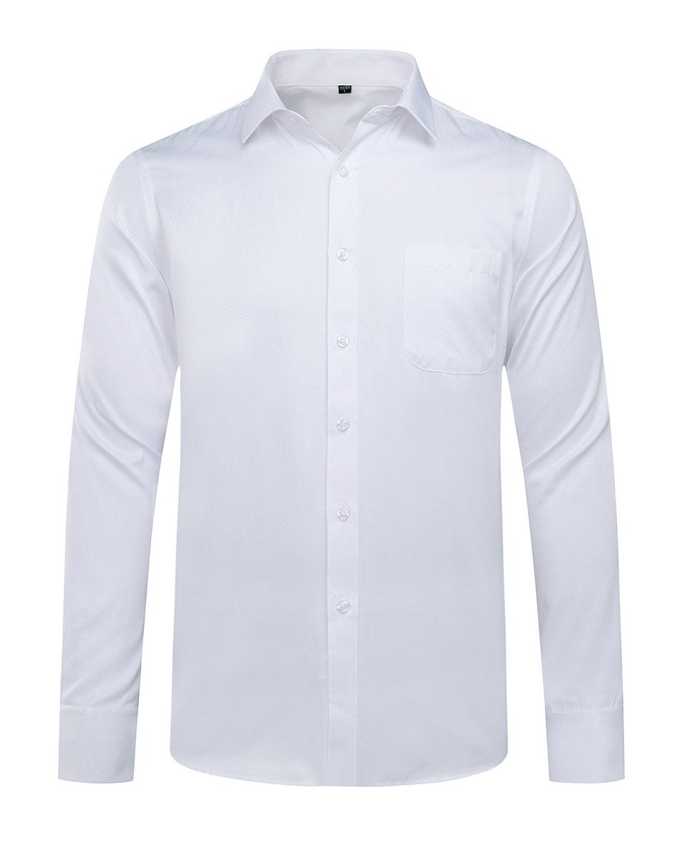 Allthemen Langarmhemd aus Baumwollmischung Langarmhemd mit günstig online kaufen