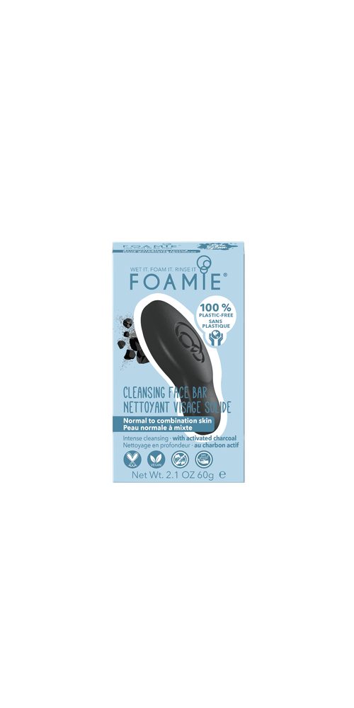 FOAMIE Haarspülung Foamie Face Bar Too Coal to Be True 80gr