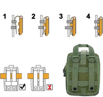 RefinedFlare Erste-Hilfe-Koffer Erste-Hilfe-Set, taktische medizinische Ausrüstung, Outdoor-Camping, (1 St)