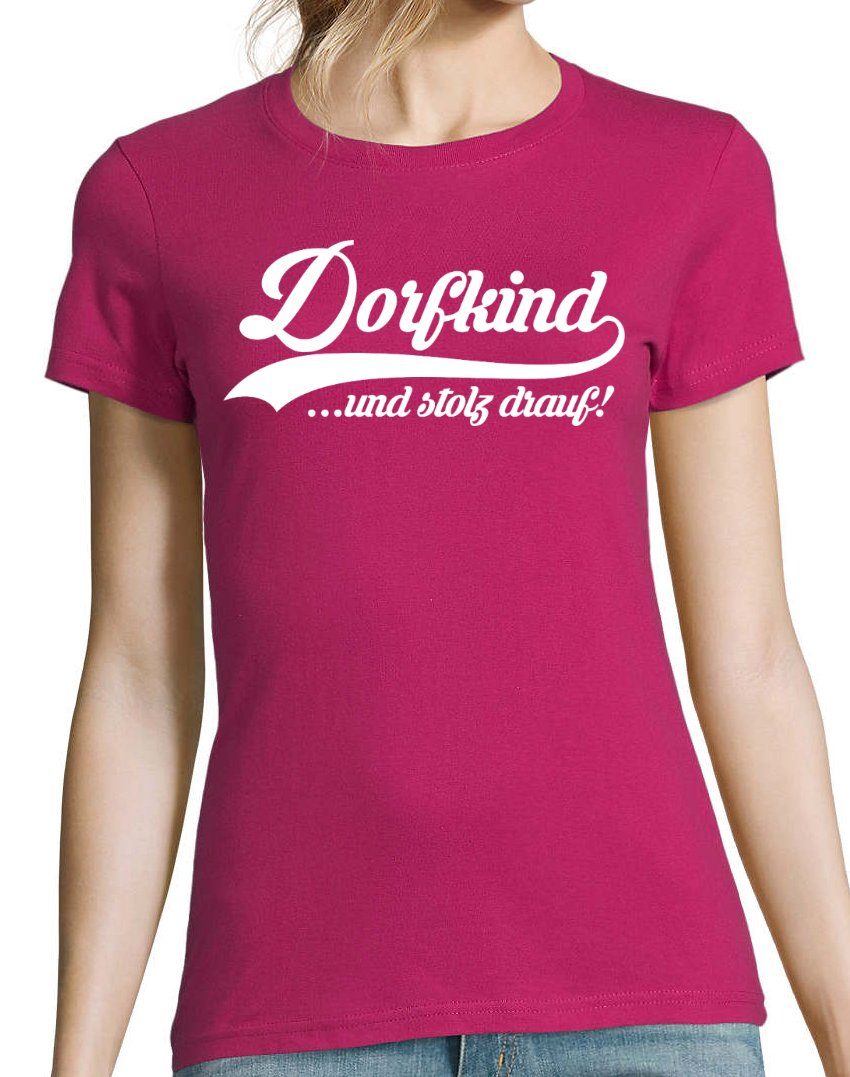 Youth Designz Print-Shirt Dorfkind Damen T-Shirt mit modischem Print günstig online kaufen