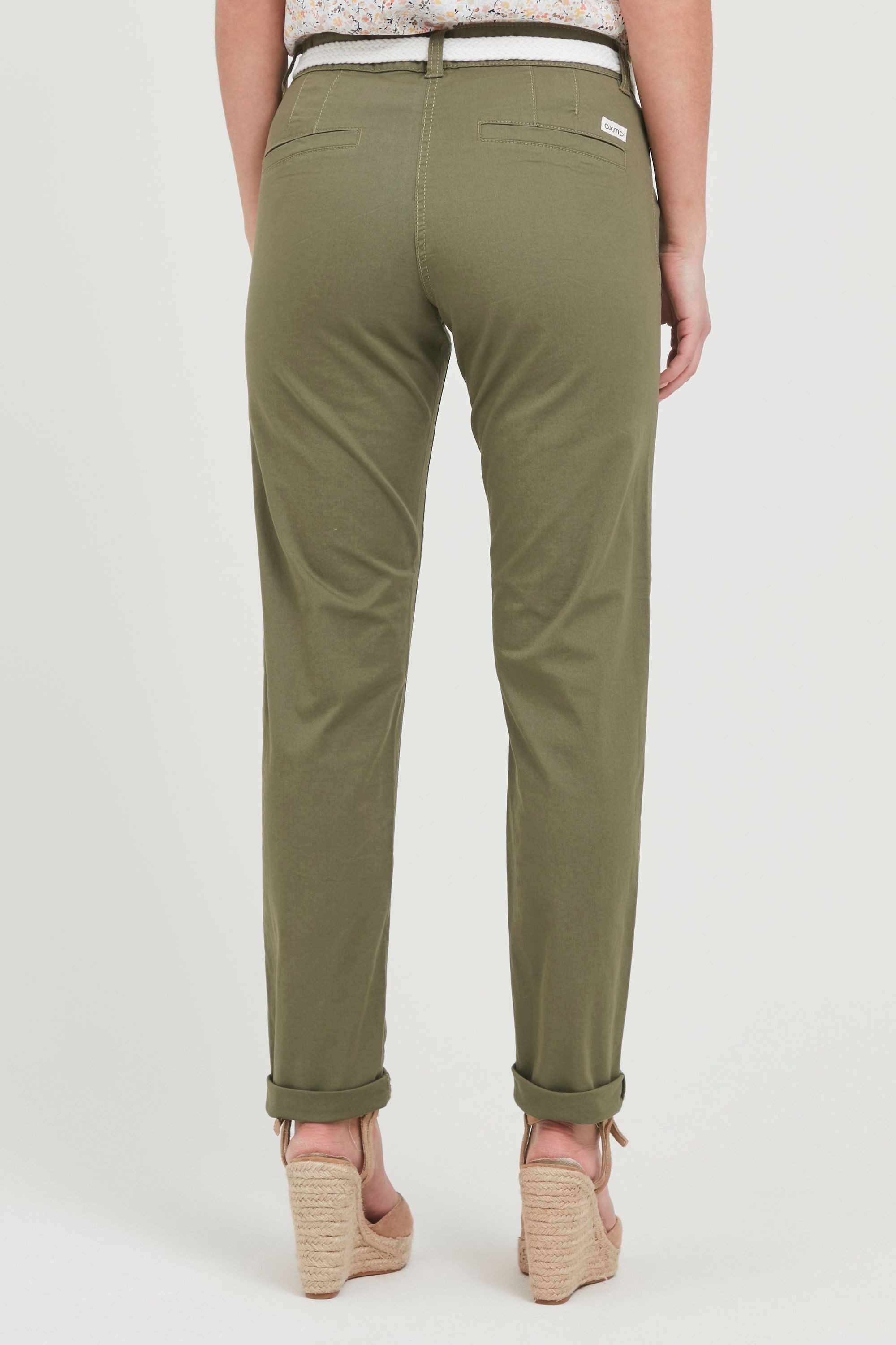 OXMO Chinohose OXChakira Stoffhose inkl. Gürtel - Regular Fit