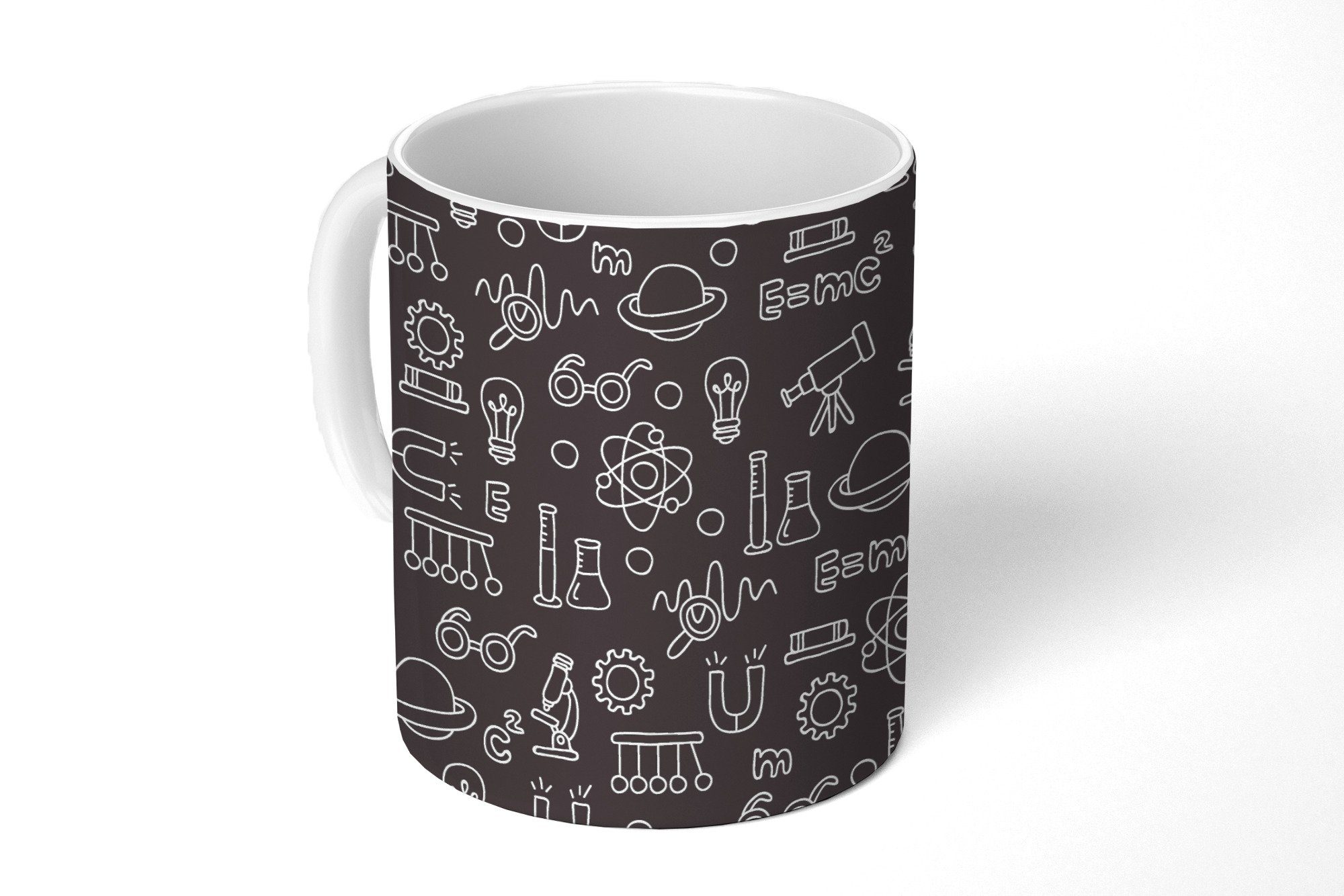 MuchoWow Tasse Chemie - Symbol - Muster, 1-tlg., Keramik, Kaffeetassen, Teetasse, Becher, Kaffeebecher, Geschenk