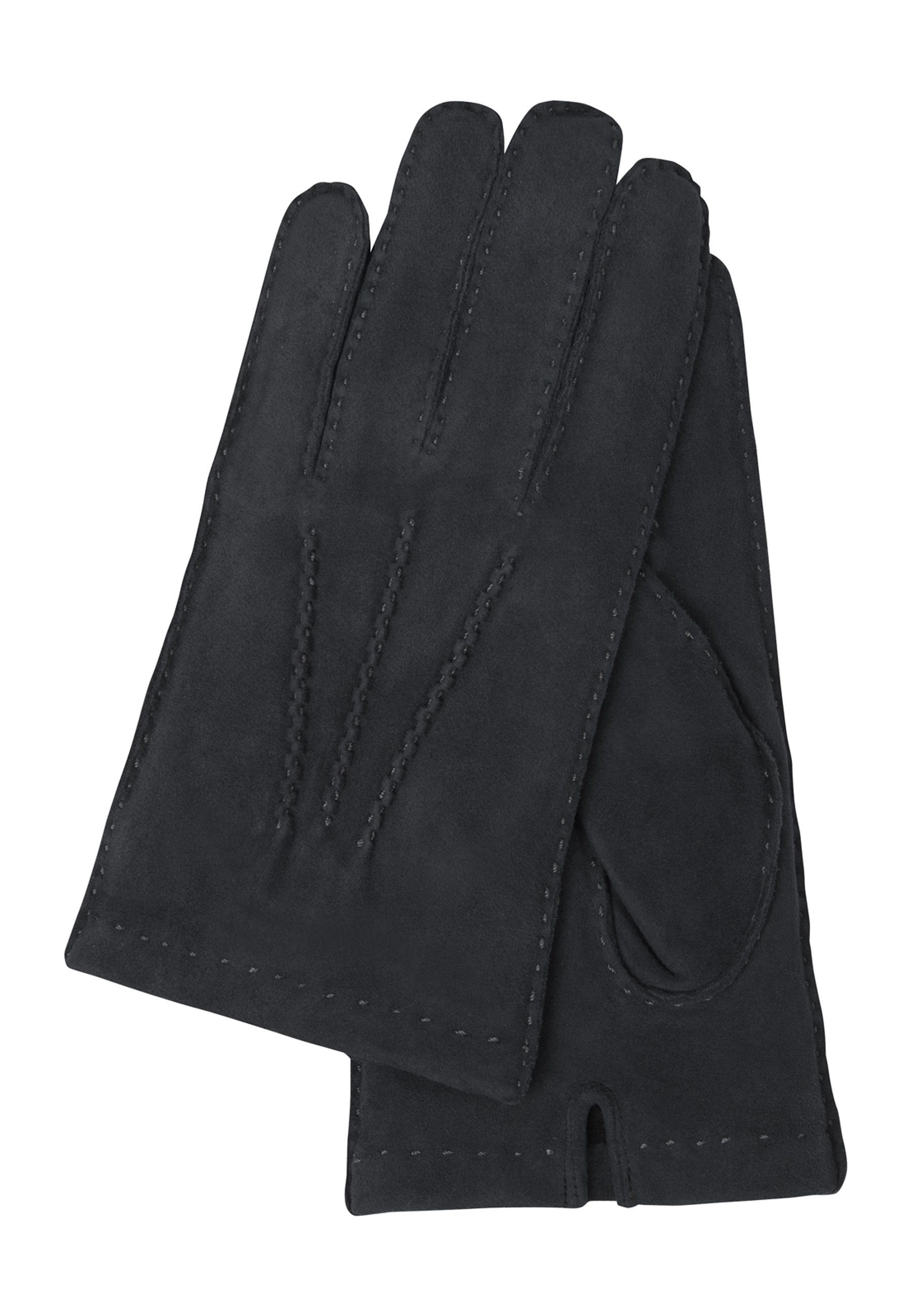 GRETCHEN Lederhandschuhe aus Jendrik Ziegenvelours Gloves Mens schwarz italienischem