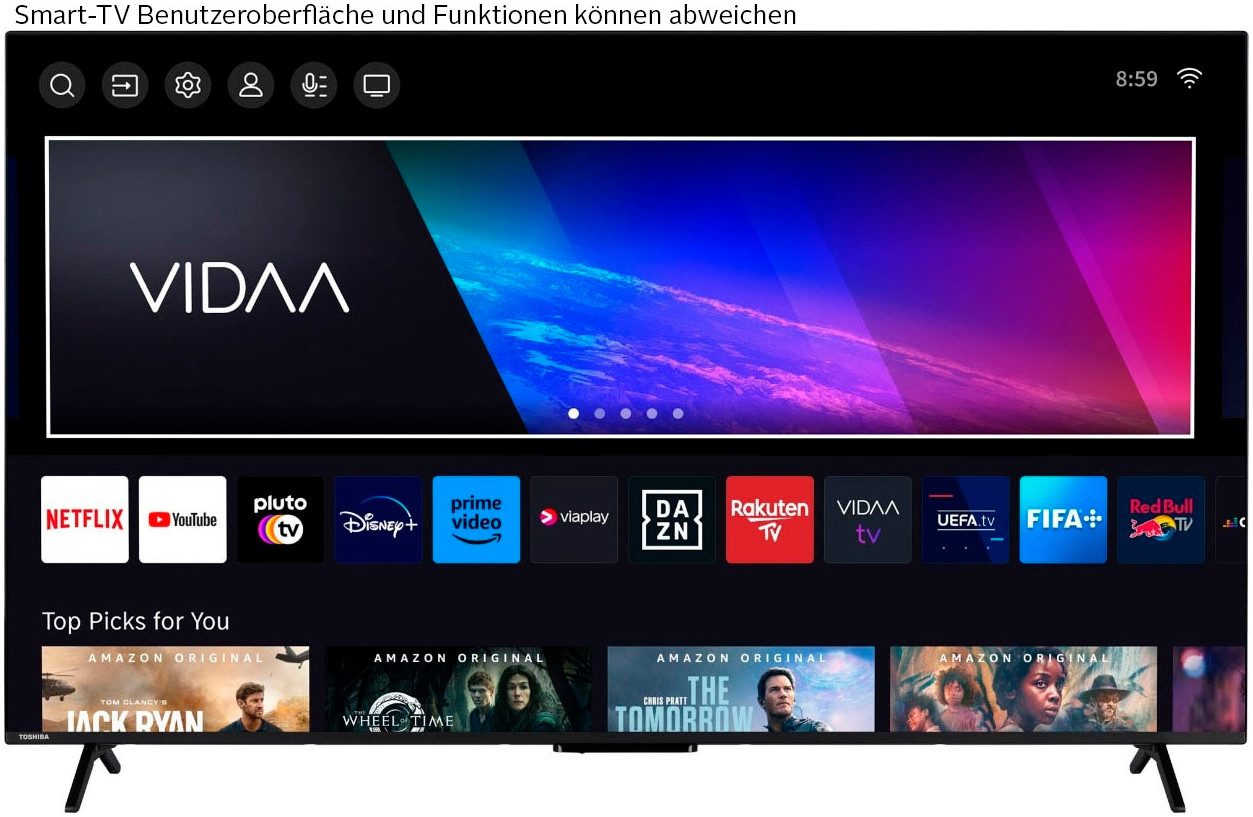 Toshiba 65UV2463DA LED-Fernseher (164 cm/65 Zoll, schwarz ! RABATT: 16.41%