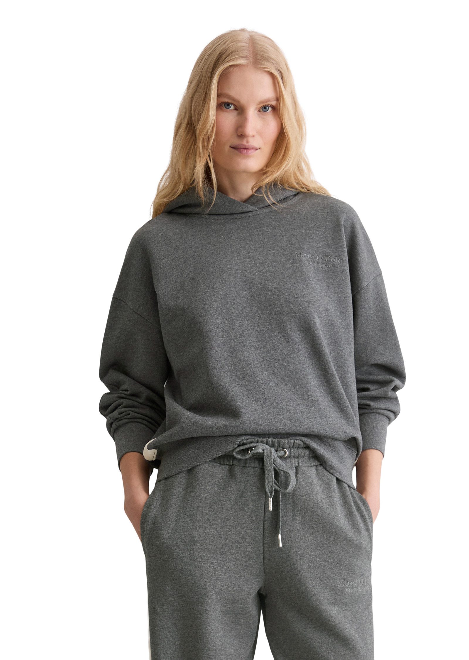 Marc O'Polo Kapuzensweatshirt mit Logo-Stickerei