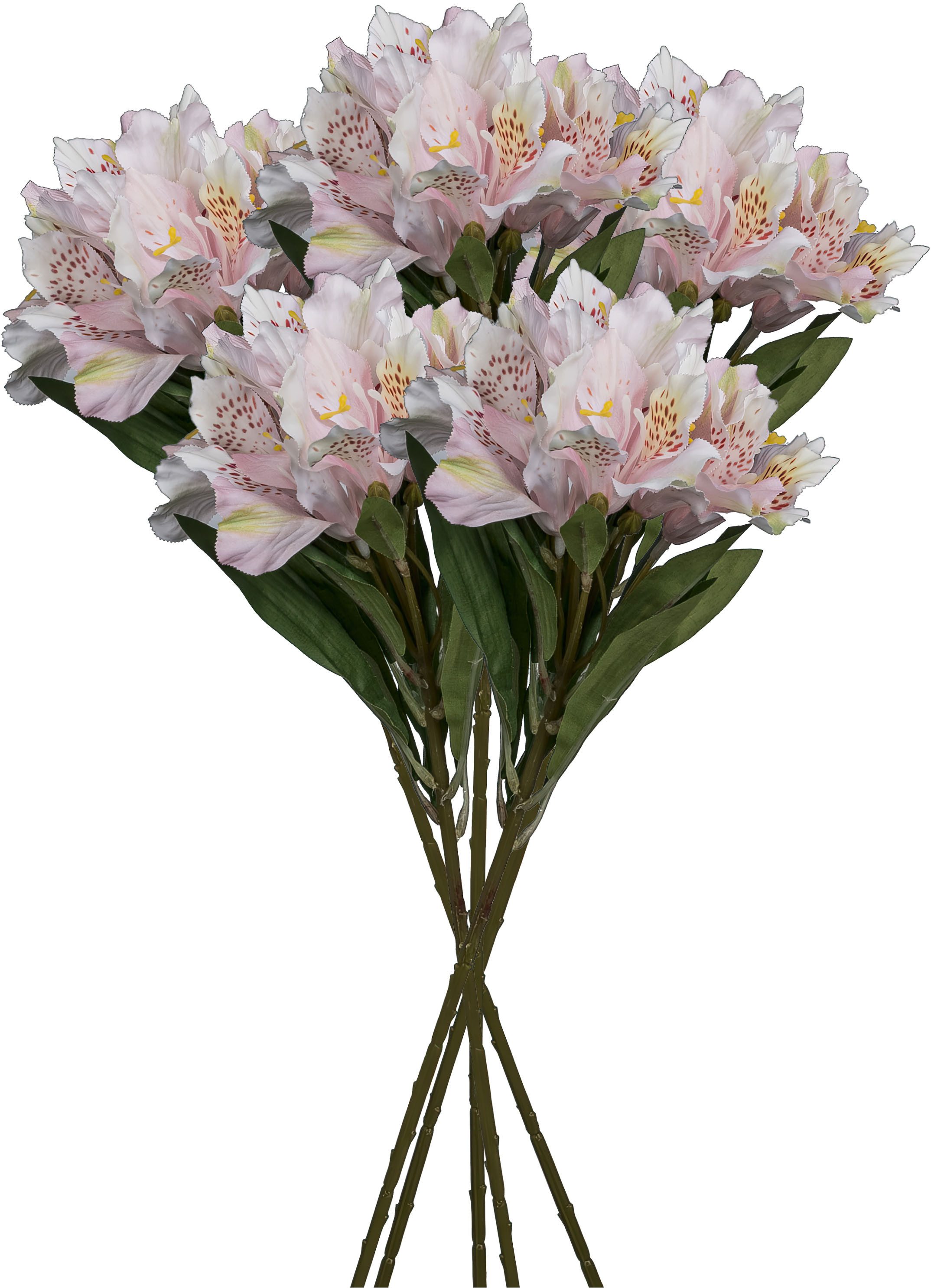 Kunstblume Alstromeria, Creativ green, Höhe 62 cm, mit traumhaft schönen Blüten