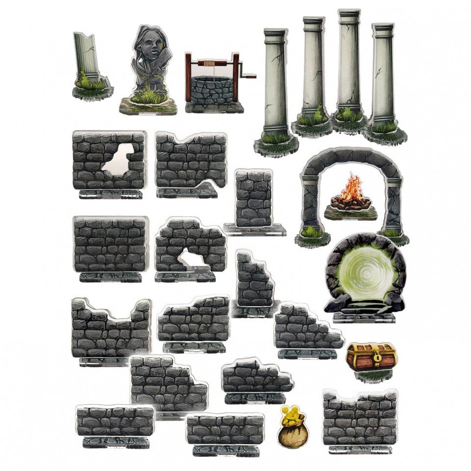 e-Raptor Spiel, RPG Objects RUINS