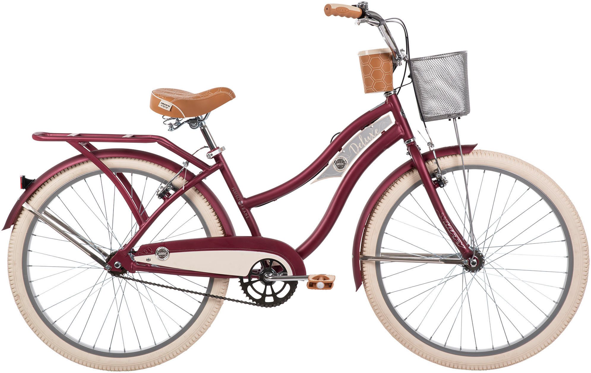 Cruiser Deluxe 26-Zoll Fahrrad, Rot