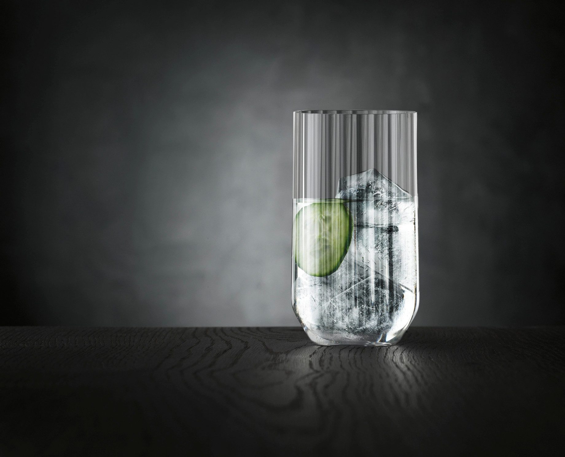 SPIEGELAU Longdrinkglas Spiegelau Linear Longdrinkglas 4er Set, Kristallglas