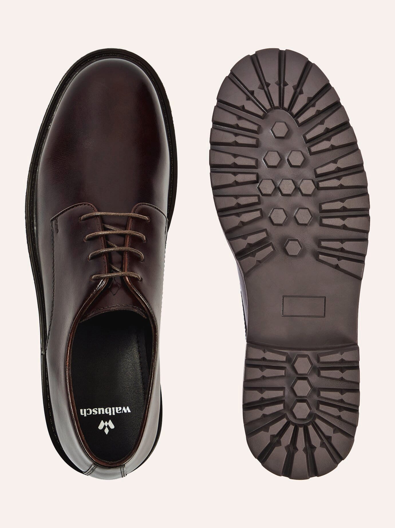 Walbusch Herren Leder Derby Schnürschuh