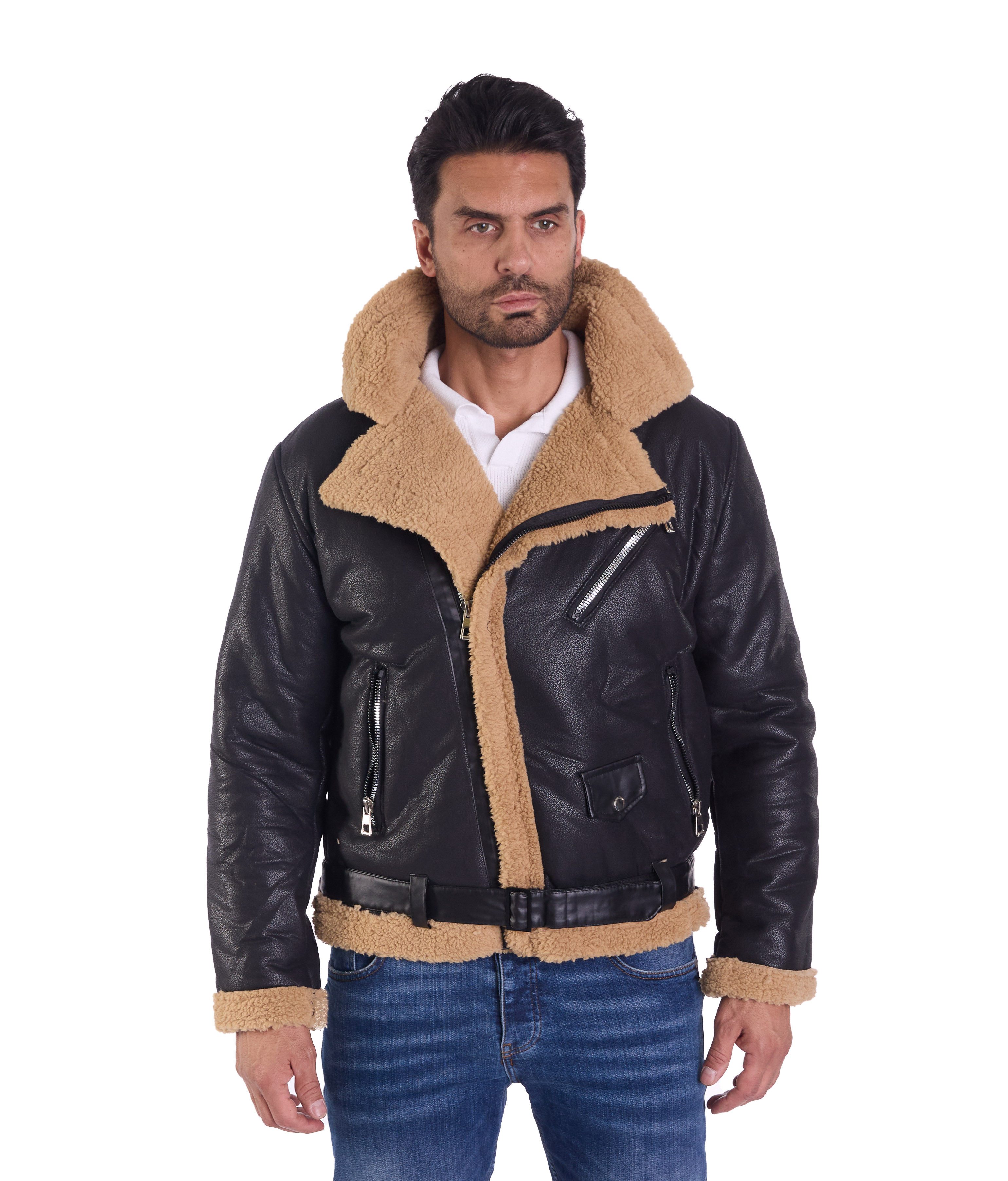 Denim Distriqt Winterjacke Herren Piloten Winterjacke günstig online kaufen