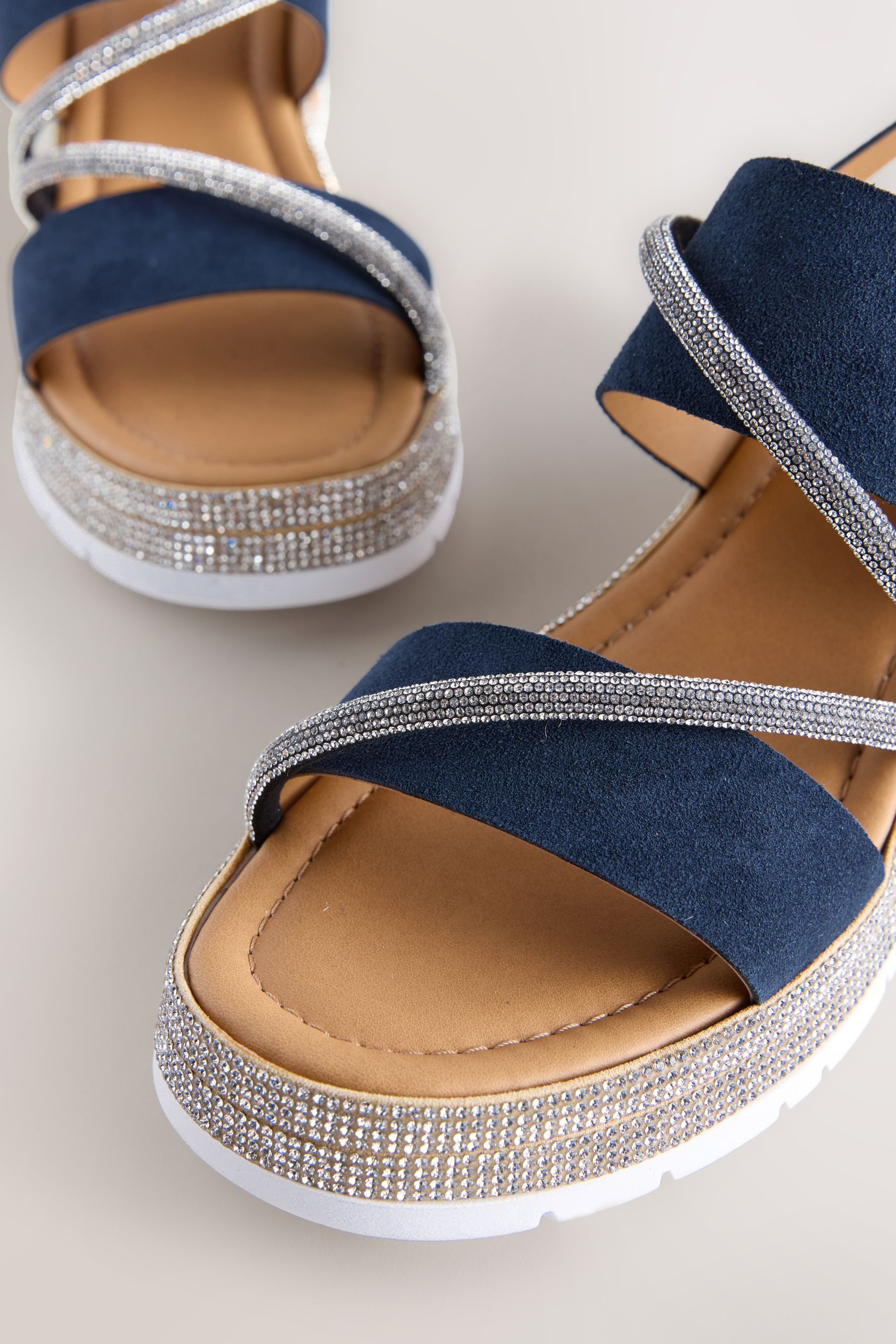 Next Forever Comfort® Leder-Slingbacks mit Keilabsatz Keilpumps (1-tlg)