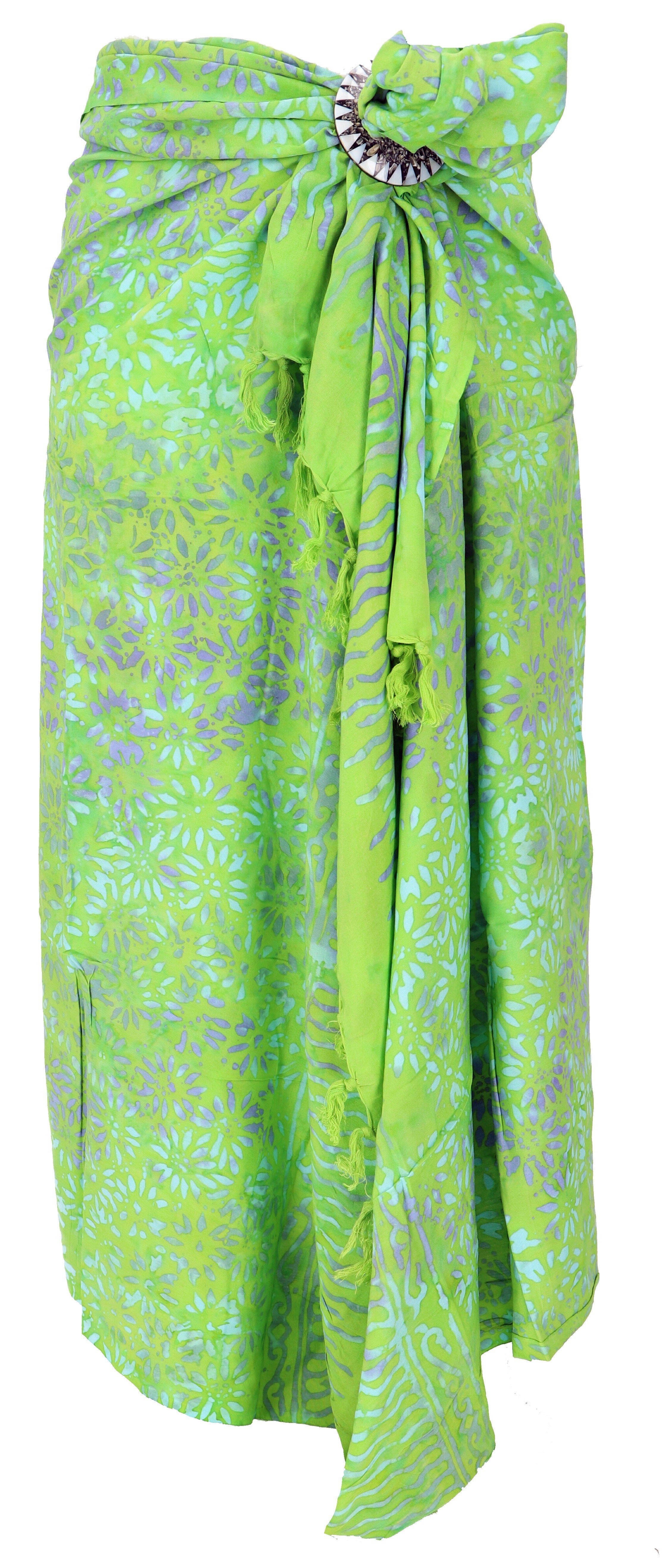 Wandbehang, Sarong Guru-Shop Wickelrock,.. Batik Design 5/lemon Bali Sarong,