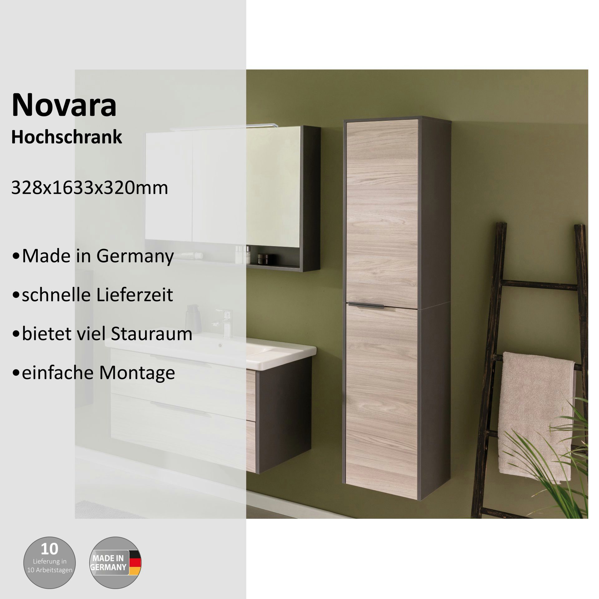 welltime Hochschrank Novara