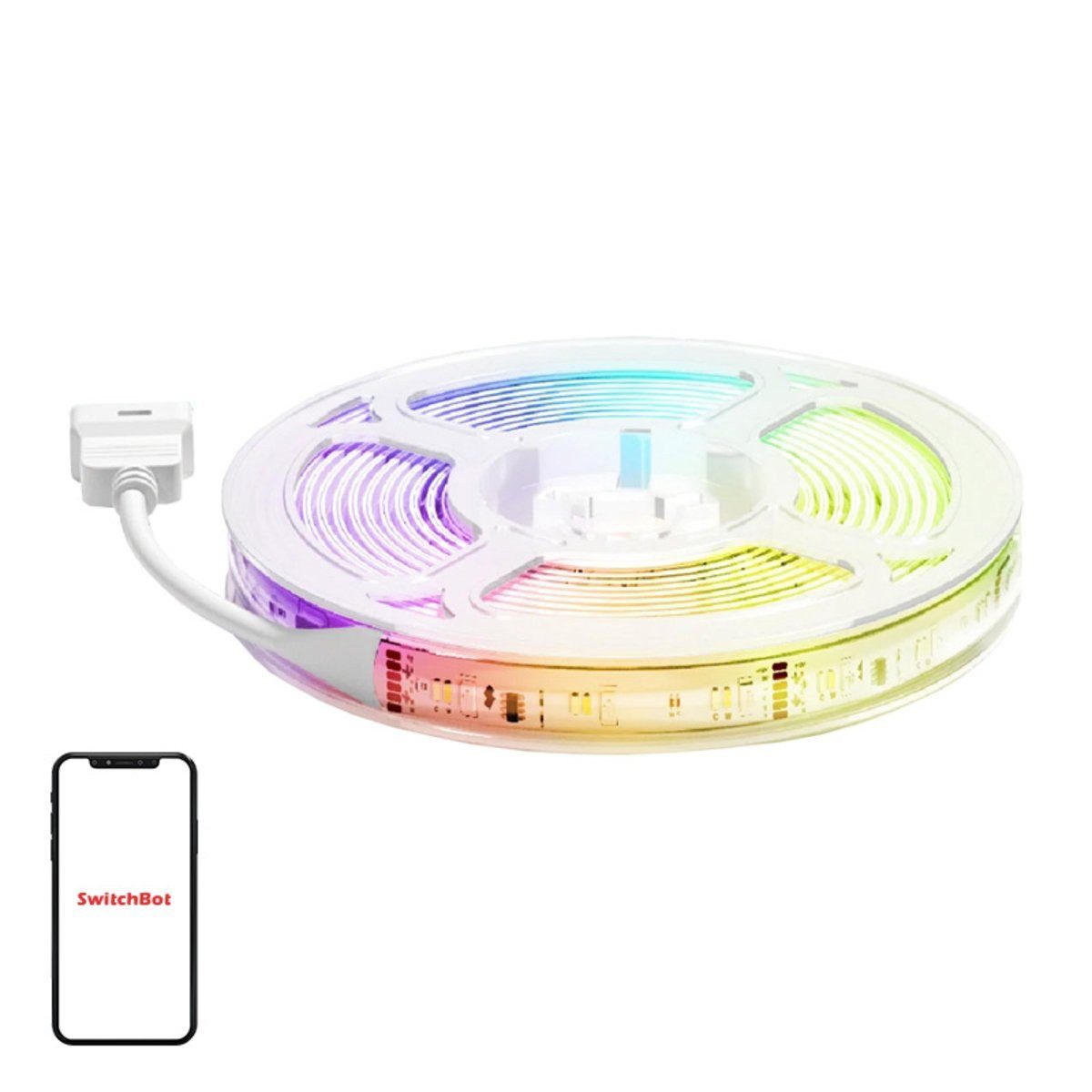 SwitchBot LED-Streifen SWITCHBOT Smart LED-Lichtband RGBICWW