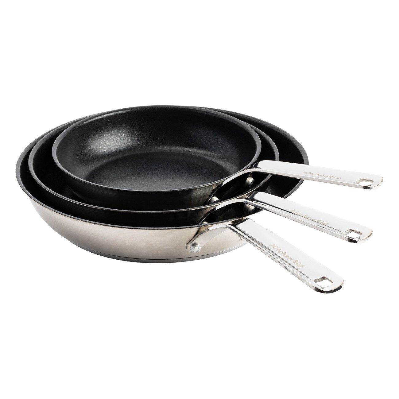 KitchenAid Pfannen-Set Stainless Steel (CC003572-001)