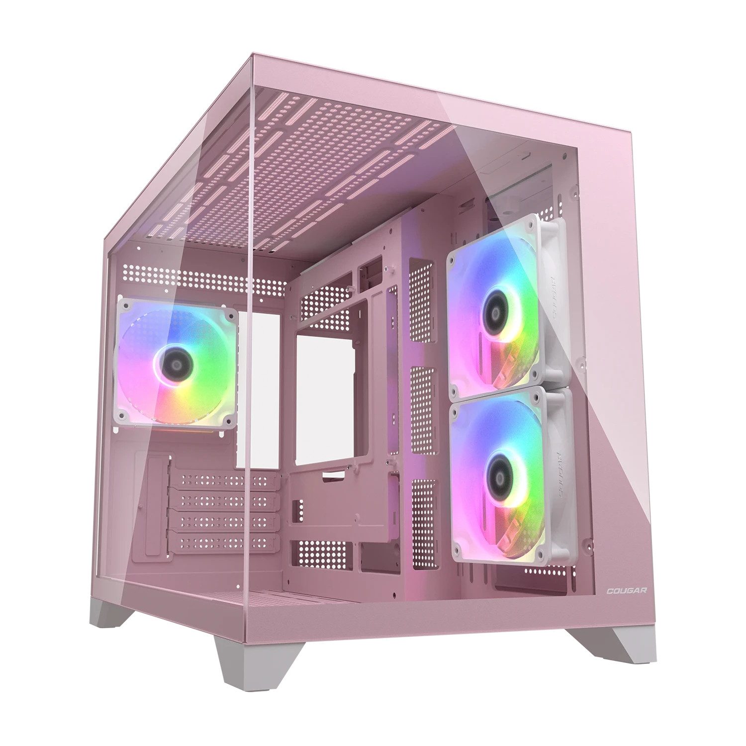 Cougar PC-Gehäuse Gehäuse Mini-Tower FV150 ARGB Pink - Midi/Minitower - ATX (CGR-2QA6...