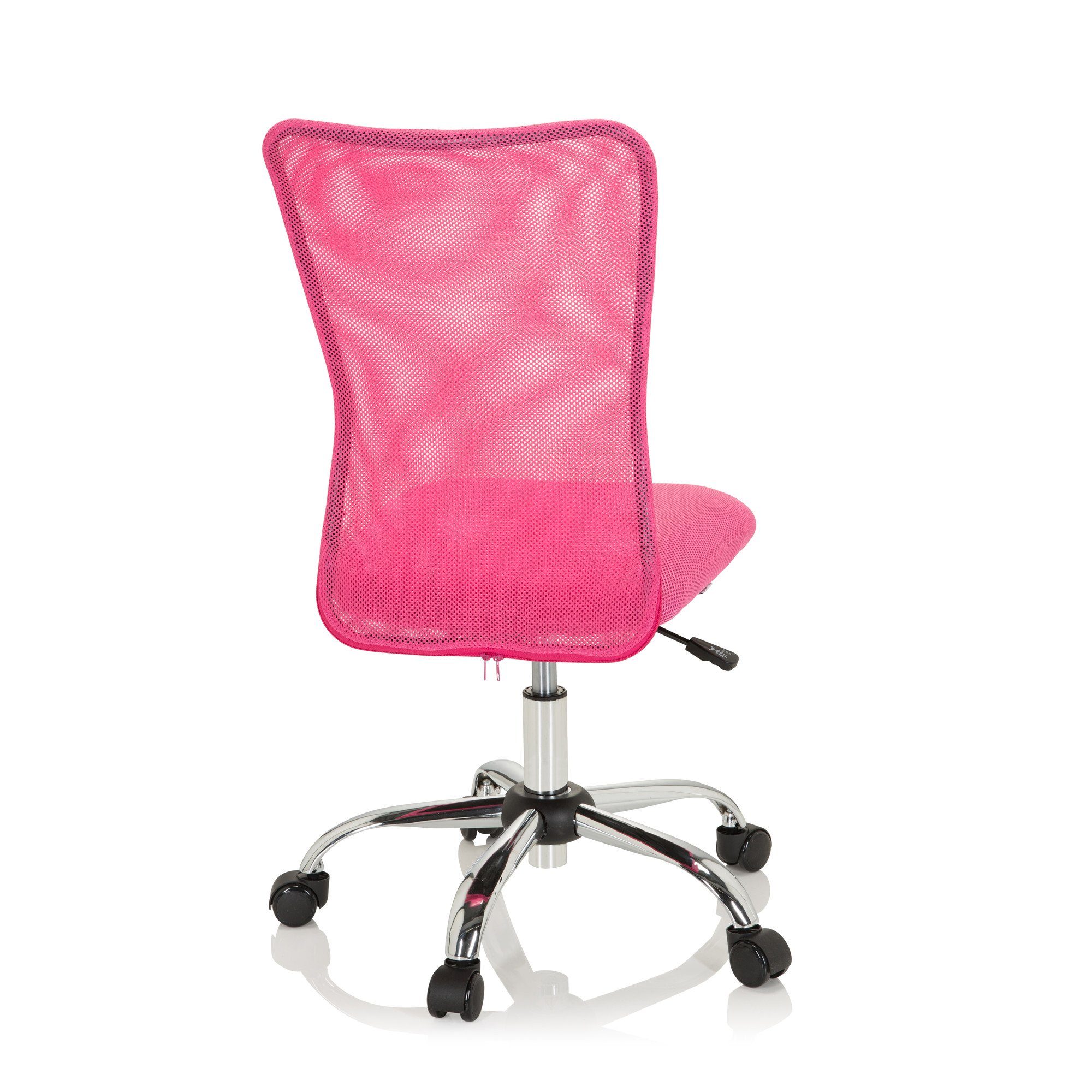 hjh OFFICE Drehstuhl Kinderdrehstuhl KIDDY Netzstoff NET I Rosa (1 St), ergonomisch mitwachsend