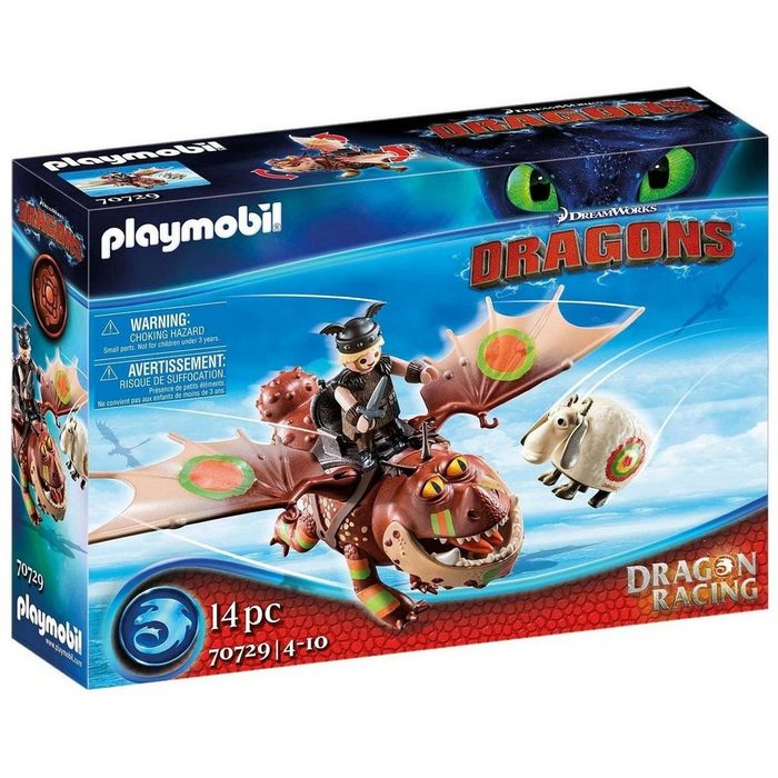 Playmobil® Spielwelt PLAYMOBIL® 70729 - DreamWorks Dragons - Dragon Racing - Fischbein und Fleischklops