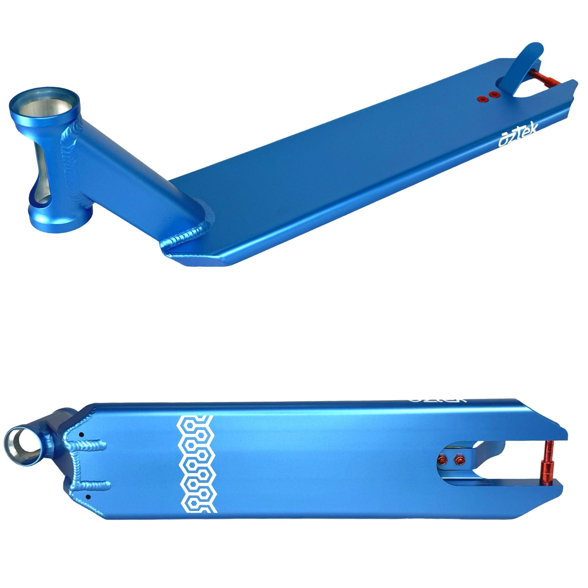 Aztek Stuntscooter Aztek Corsa Stunt-Scooter Deck Park 19,5" Blau