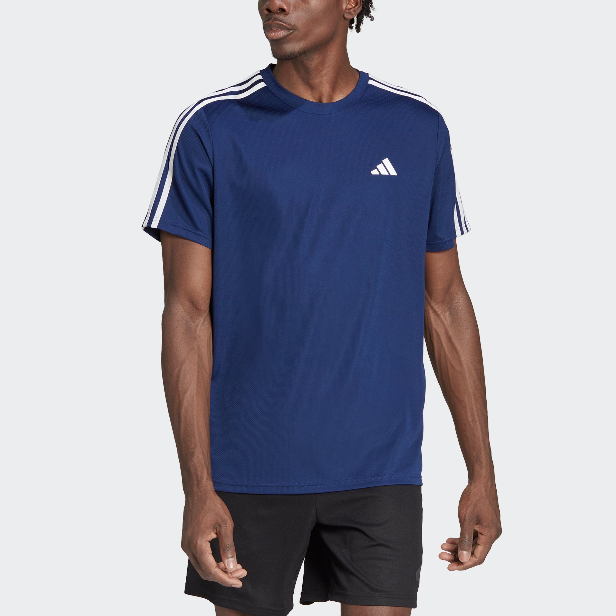 adidas Performance T-Shirt TR-ES BASE 3S T Dark Blue / White