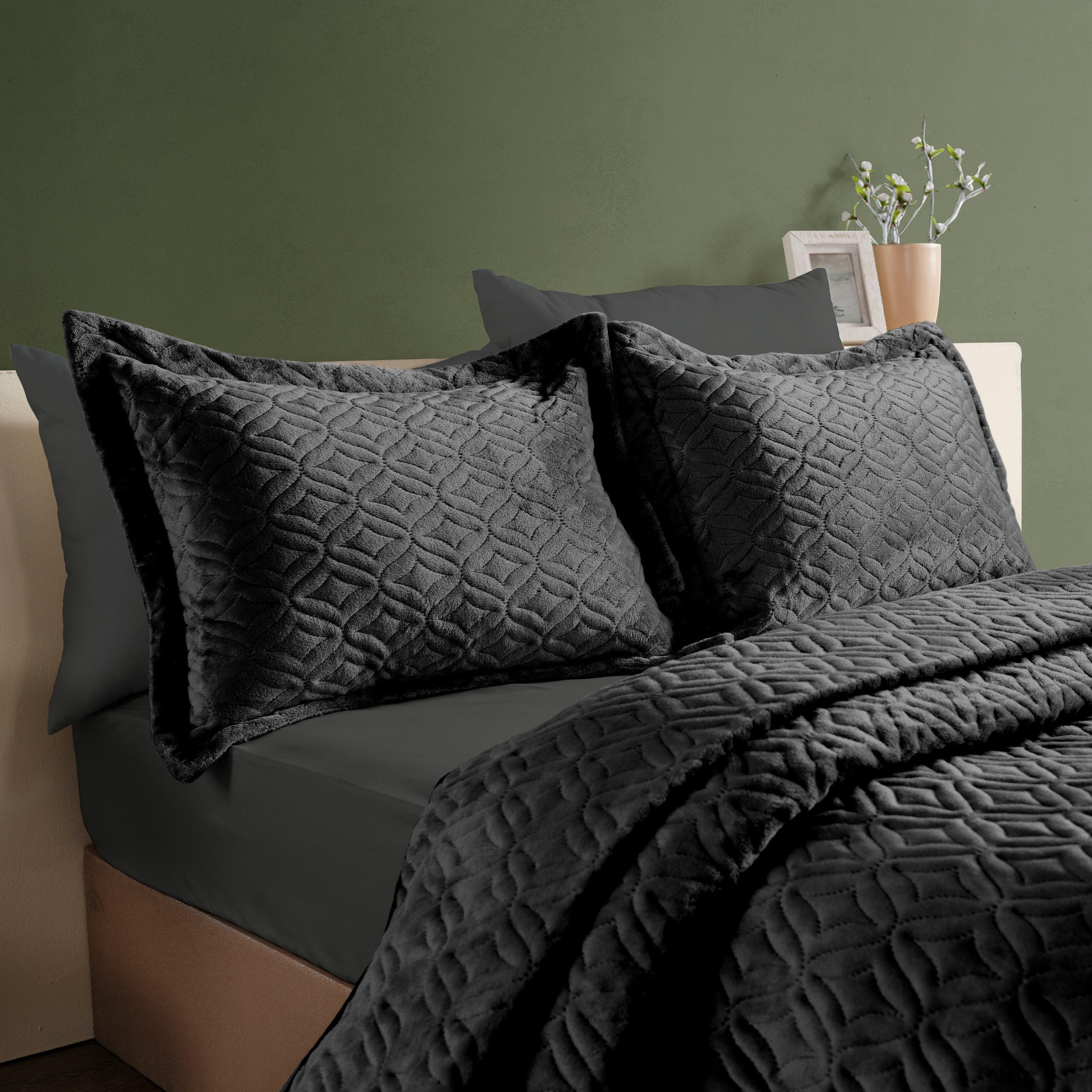 gowoll Bettüberwurf Tagesdecke mit Kissen Set (Single & Double), Mit gestep günstig online kaufen