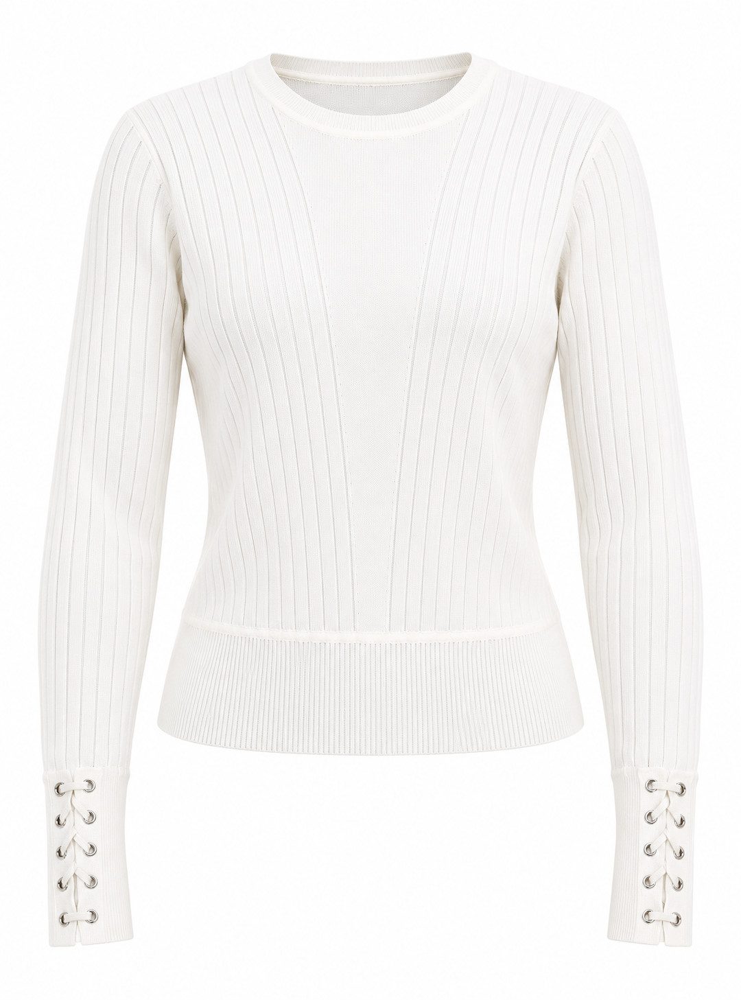 Liu Jo Strickpullover Modischer Feinstrickpullover mit Rundhals für Damen - Damenshirt