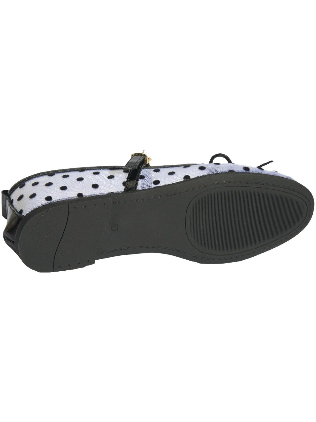 Desa Desa Damen-Ballerinas – Obermaterial und Futter aus Textil, Schnallenv Ballettschuh – Bild 4 von 5