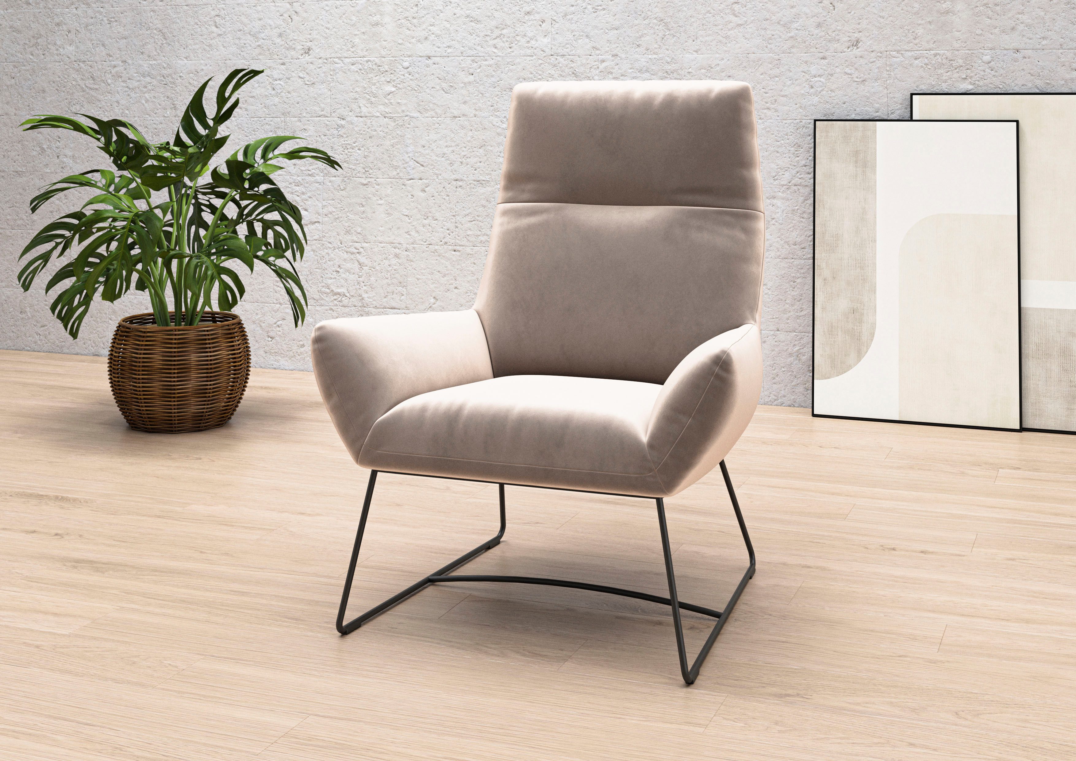 Home affaire Sessel Basic Relaxsessel, Design und Komfort, bequem, Breite 82cm, Extra hohe Rückenlehne