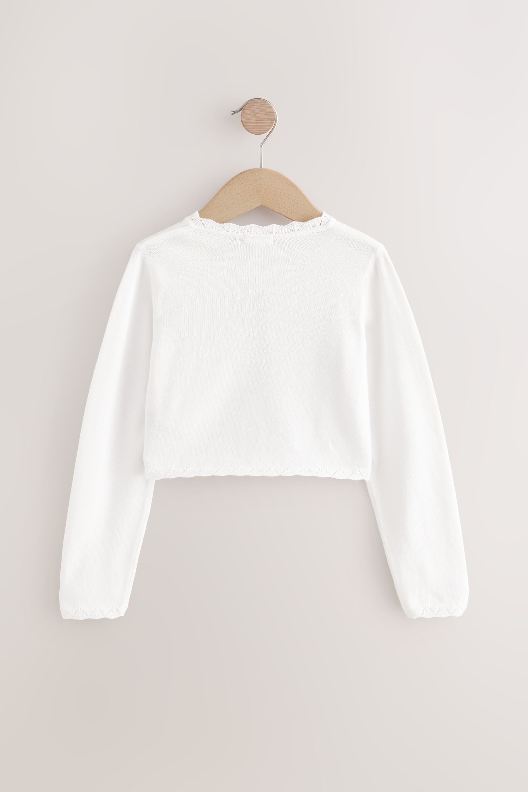 Next Strickjacke Eleganter Shrug mit Zierdetails günstig online kaufen