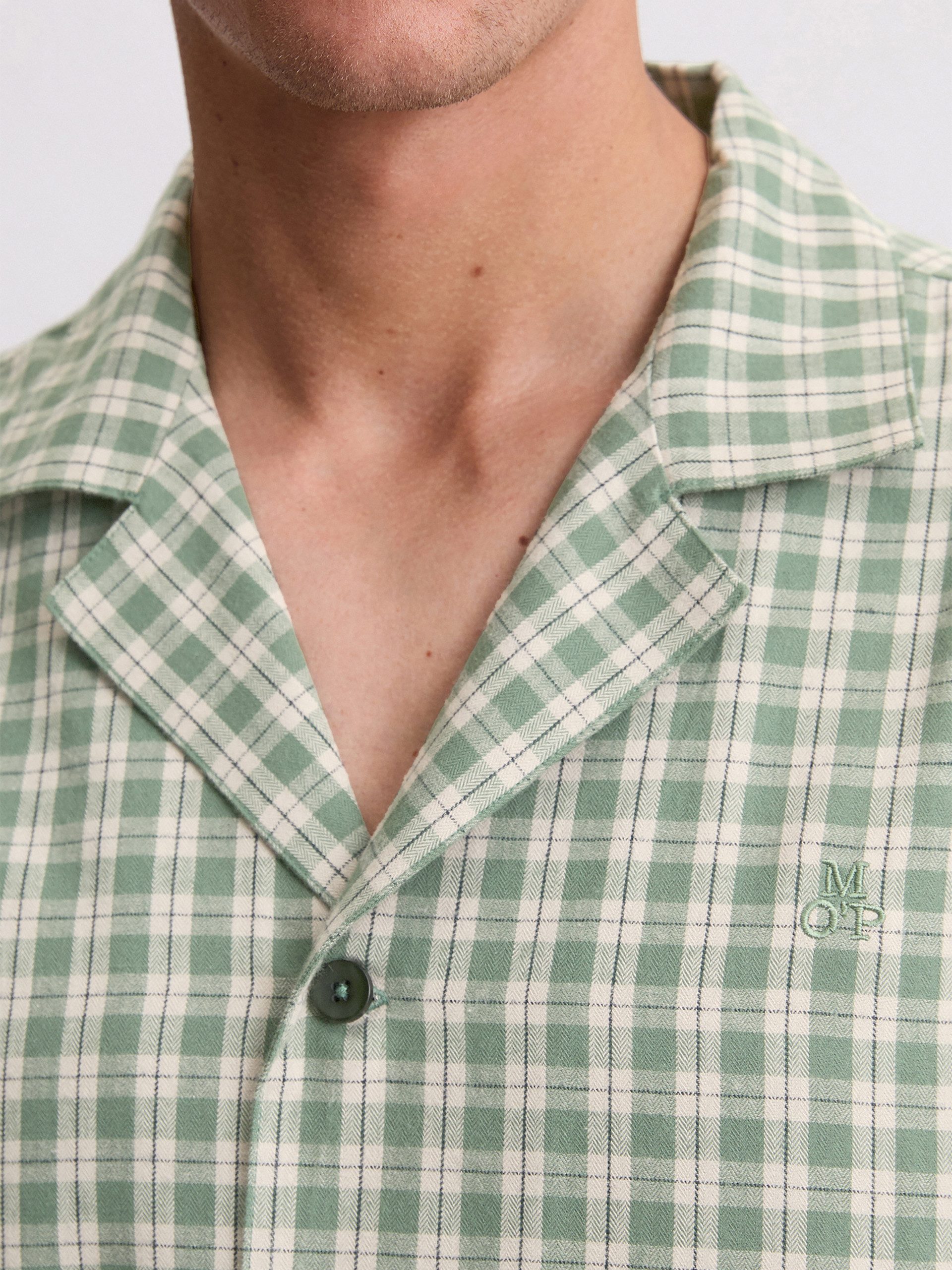 Marc O'Polo Pyjamaoberteil Cozy Flannel schlaf-oberteil nachthemd sleepshirt