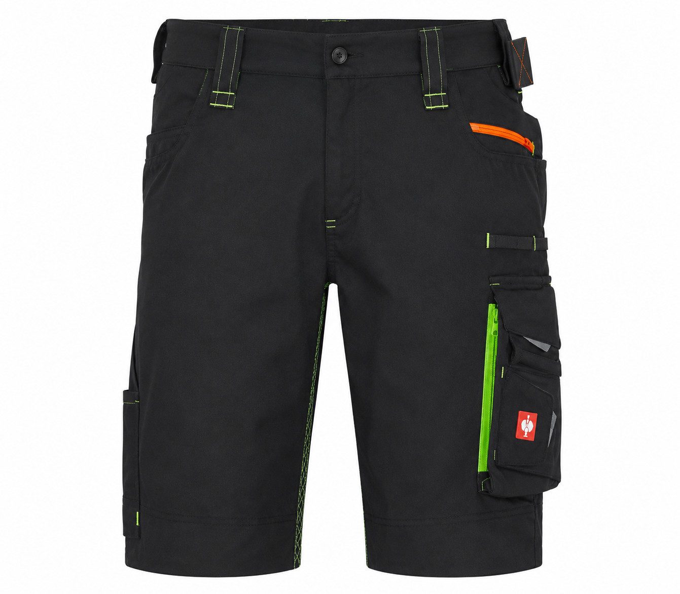 Engelbert Strauss Arbeitsshorts e.s.motion 2020 Arbeitsshorts Schwarz – Robuste Workwear Shorts ausgeklügelte Taschenkonzept