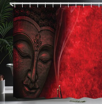 Abakuhaus Duschvorhang Moderner Digitaldruck mit 12 Haken auf Stoff Wasser Resistent Breite 175 cm, Höhe 200 cm, asiatisch Zen Yoga Hippie Design