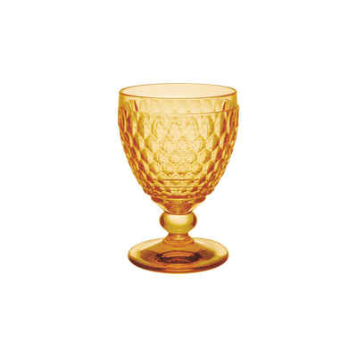 Villeroy & Boch Glas Boston Saffron Wasserglas, 250 ml, gelb, Glas