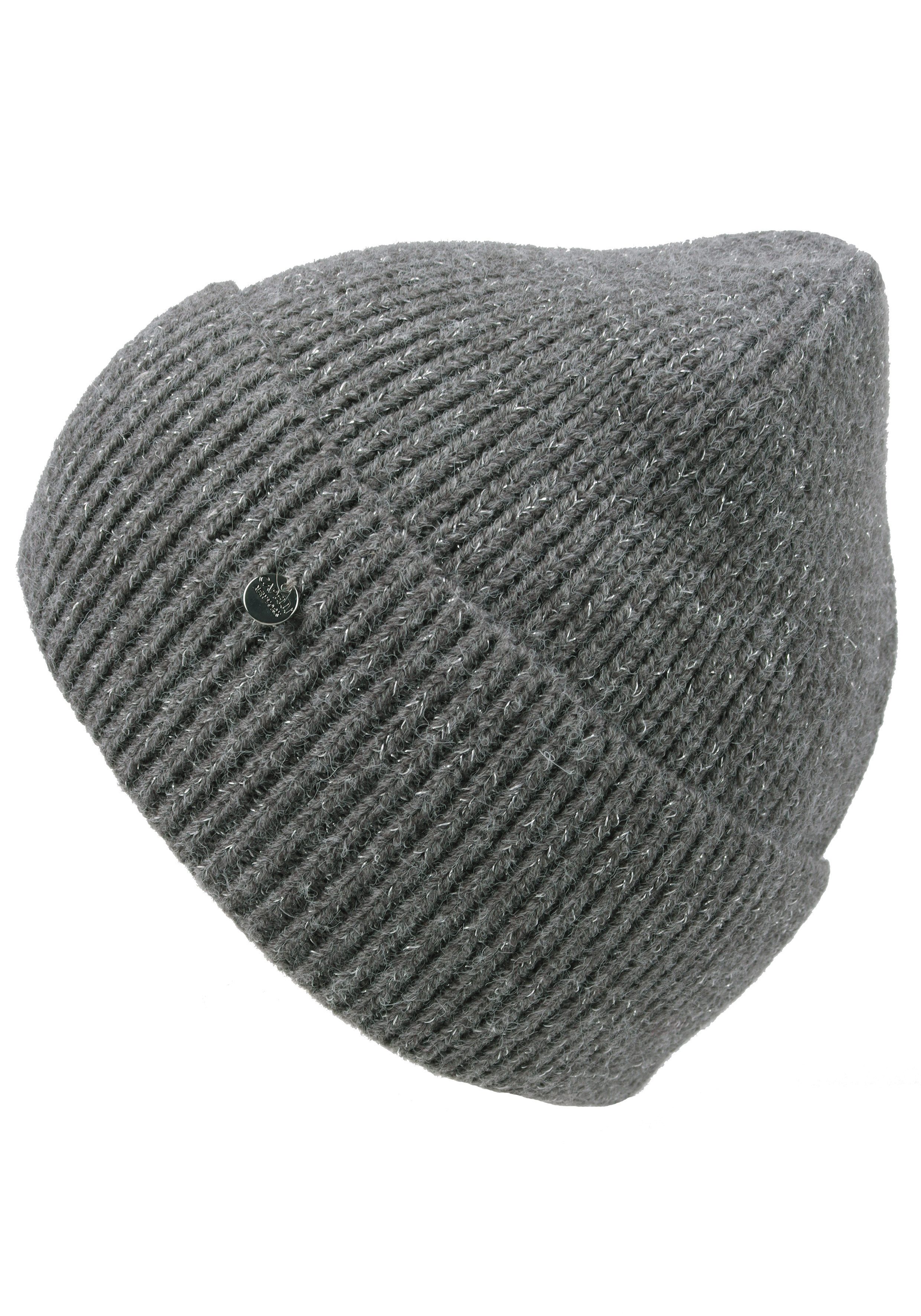 Capelli New York Beanie Strickmütze mit dezent eingearbeiteten Glitzerfäden – Bild 3 von 5