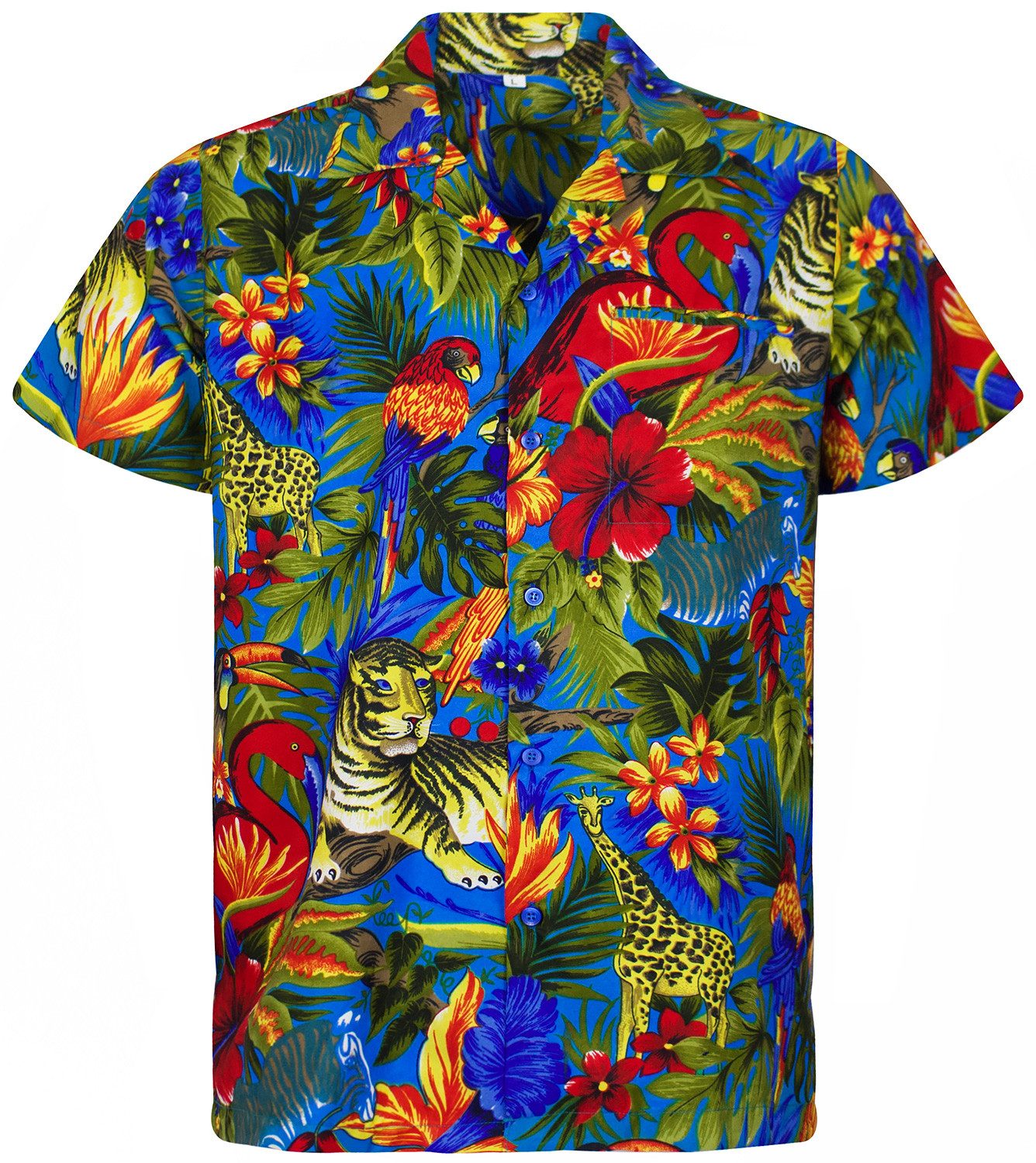 King Kameha Hawaiihemd Jungle Funky Hawaii-Hemd günstig online kaufen