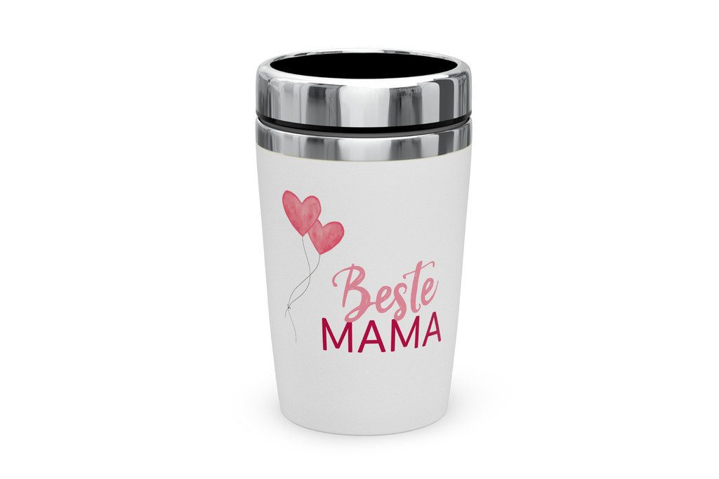 La Vida Geschenk für Dich Thermobecher la Vida Thermobecher to go, Edelstahl, Mama, Papa, doppelwandig