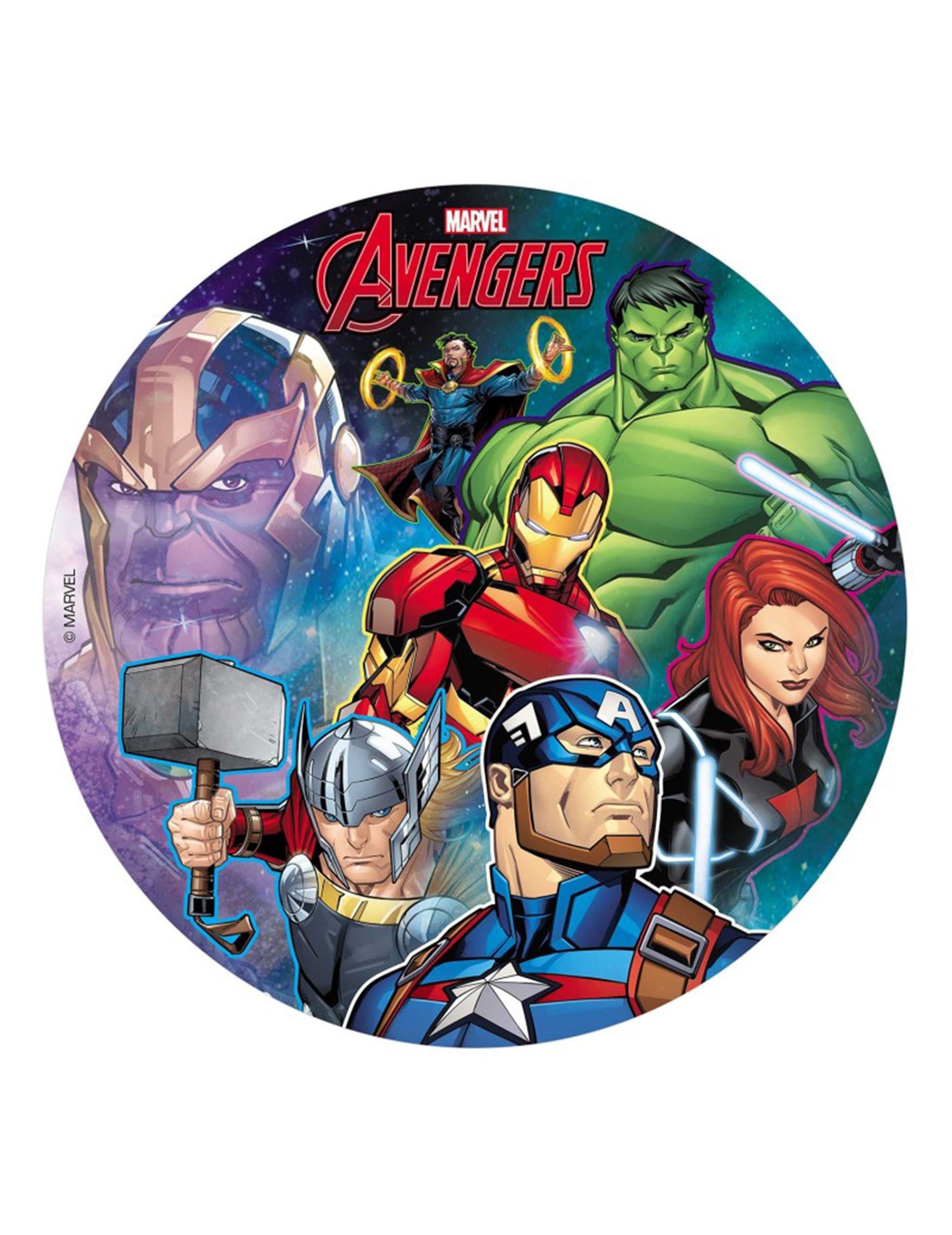 deKora Kostüm Tortenaufleger The Avengers