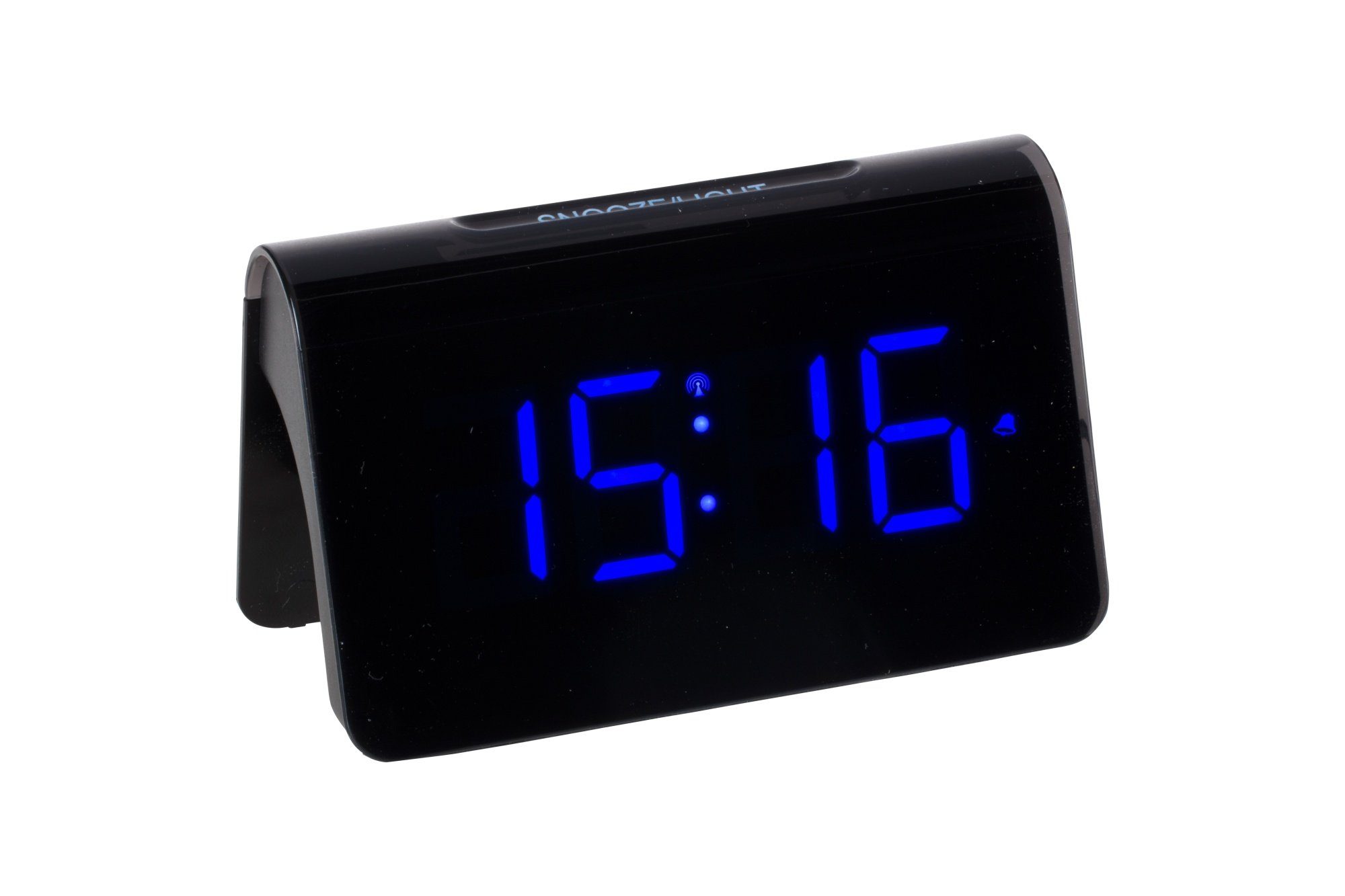 Funkwecker digitaler Wecker ICON TFA 60.2543, schwarz, mit LED Leuchtziffern